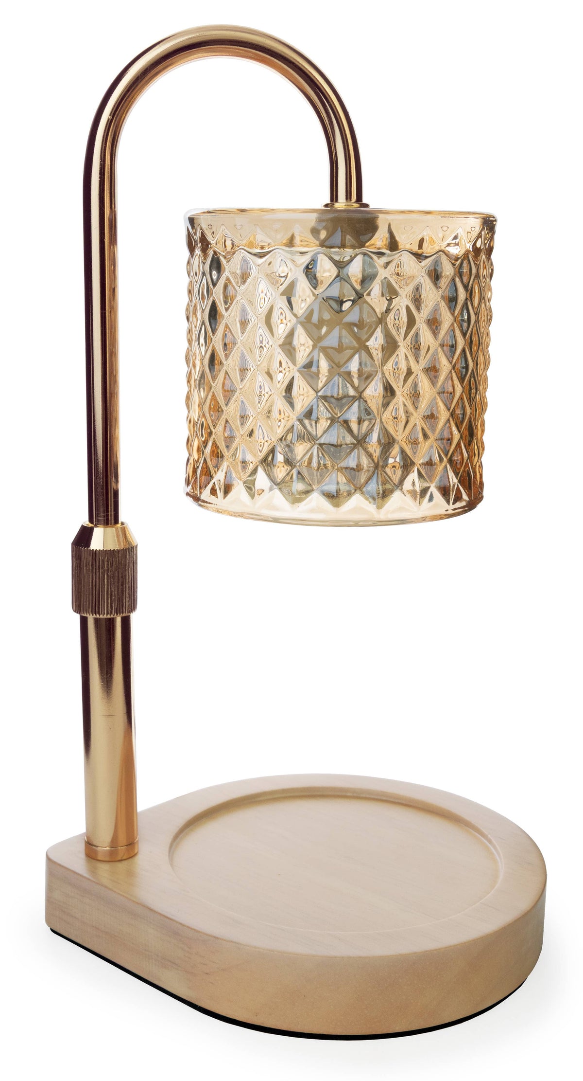 CANDLE WARMERS® CRYSTAL hellgold Lampe für Duftkerzen 35W