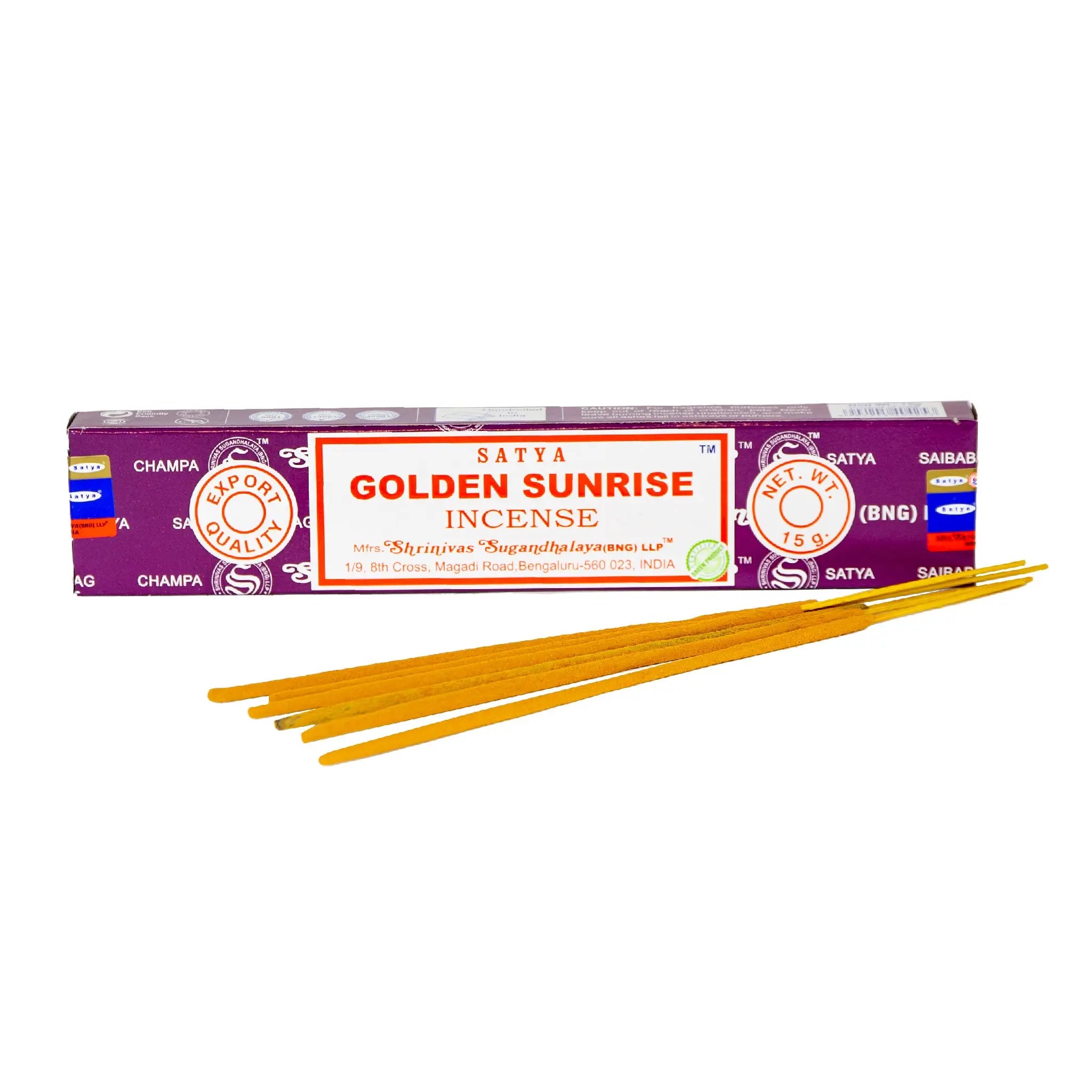 Satya - Golden Sunrise Räucherstäbchen