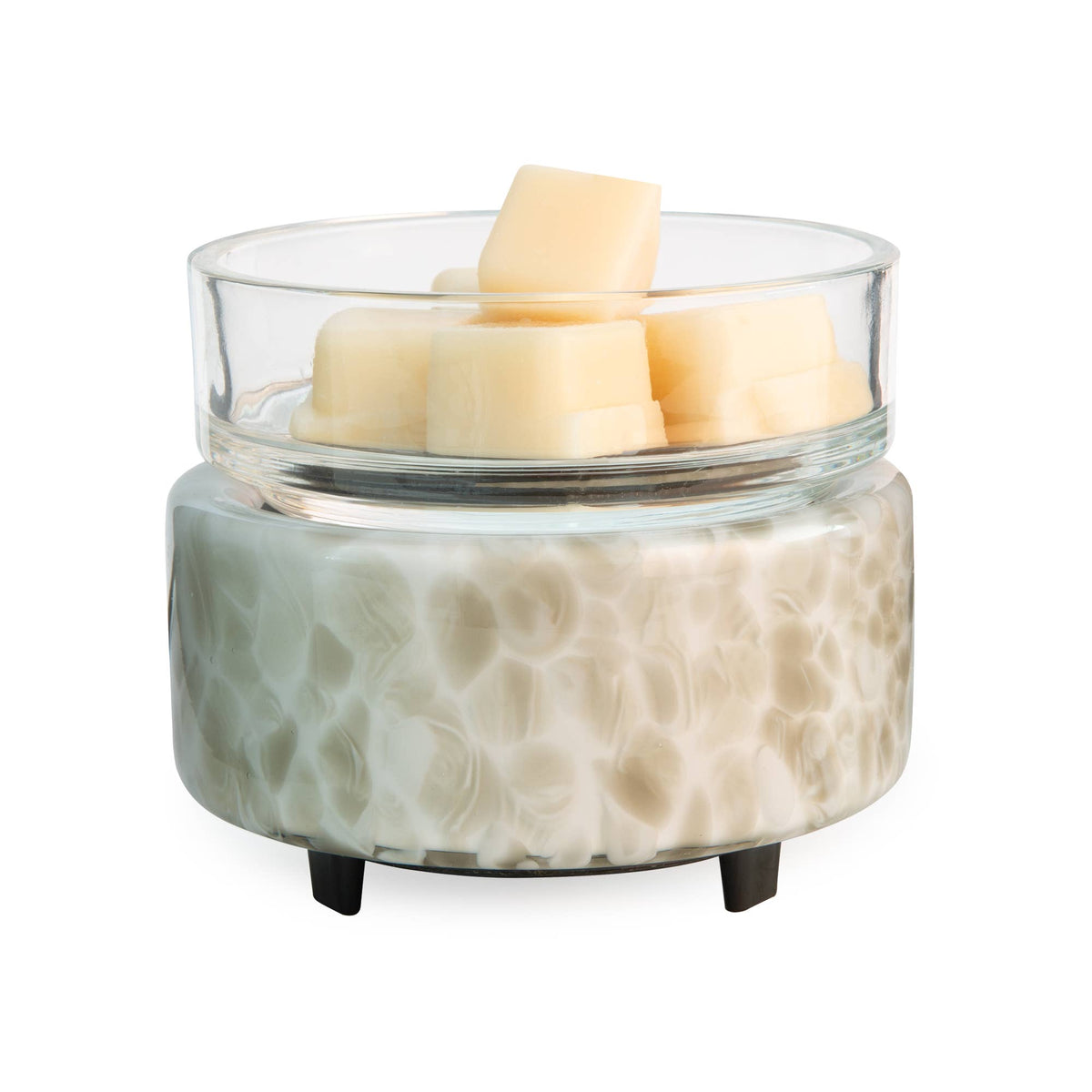 CANDLE WARMERS® 2 in1 Classic Duftlampe SWIRL GLASS elektr.