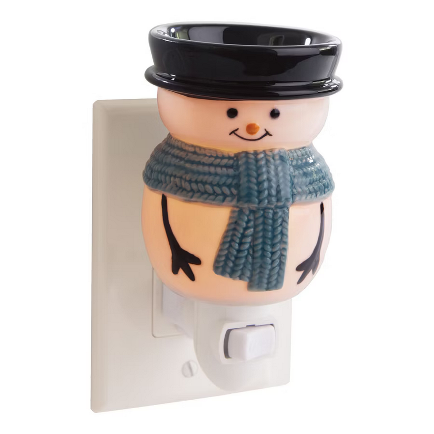 CANDLE WARMERS® Plug Duftlampe SNOWY elektrisch aus Keramik