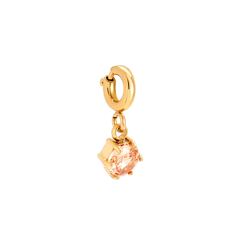 Champagne Diamond Charm