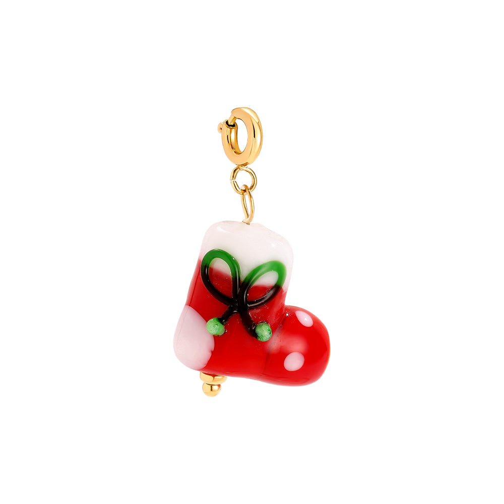 Xmas Boots Keramik Charm