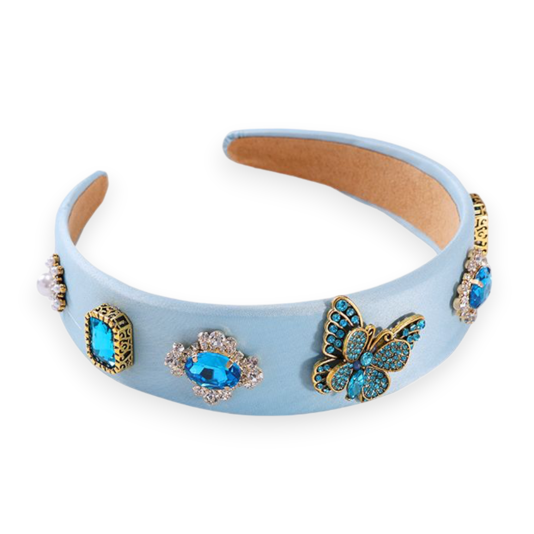 Butterfly Haarreif Blau