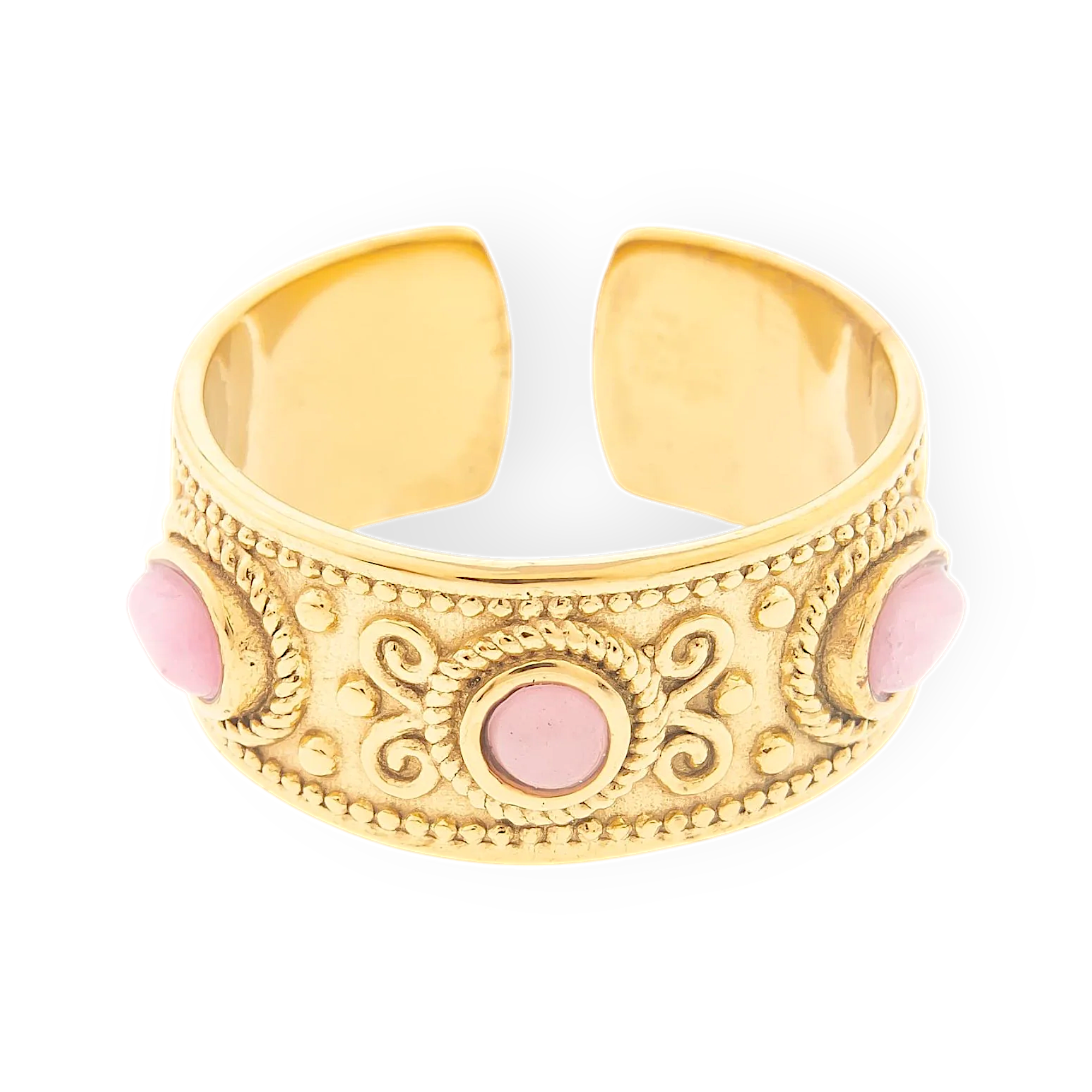 Antik Ring Rosenquarz