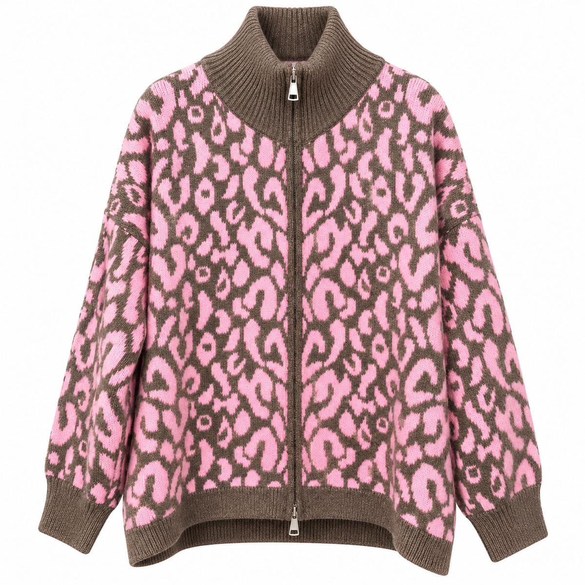 Leo Zipper Cardigan – Candy Colors