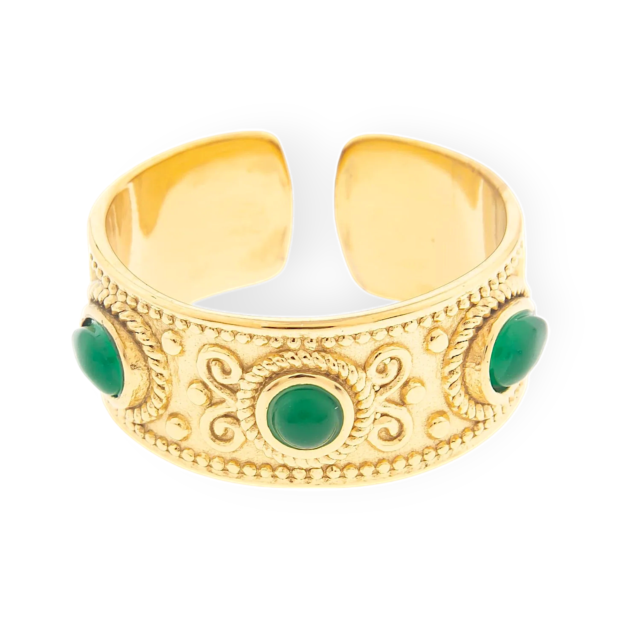 Antik Ring Grün
