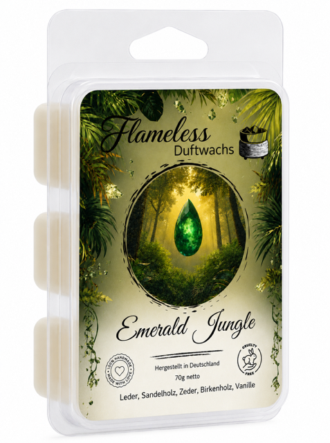 FLAMELESS Soja-Duftwachs EMERALD JUNGLE 70 g