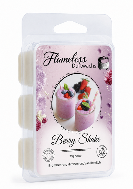 FLAMELESS Soja-Duftwachs BERRY SHAKE 70 g