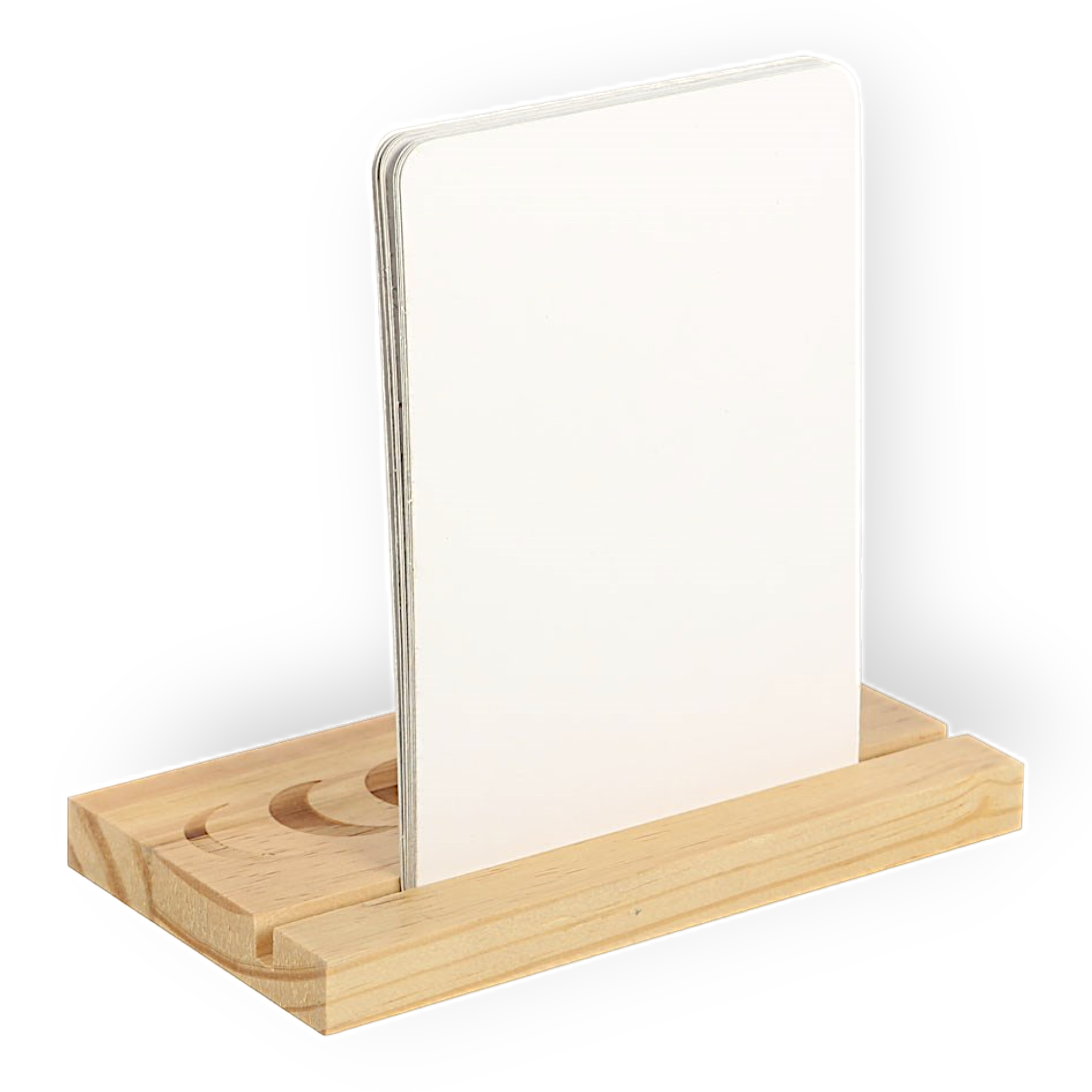 Affirmationskarten mit Holzständer