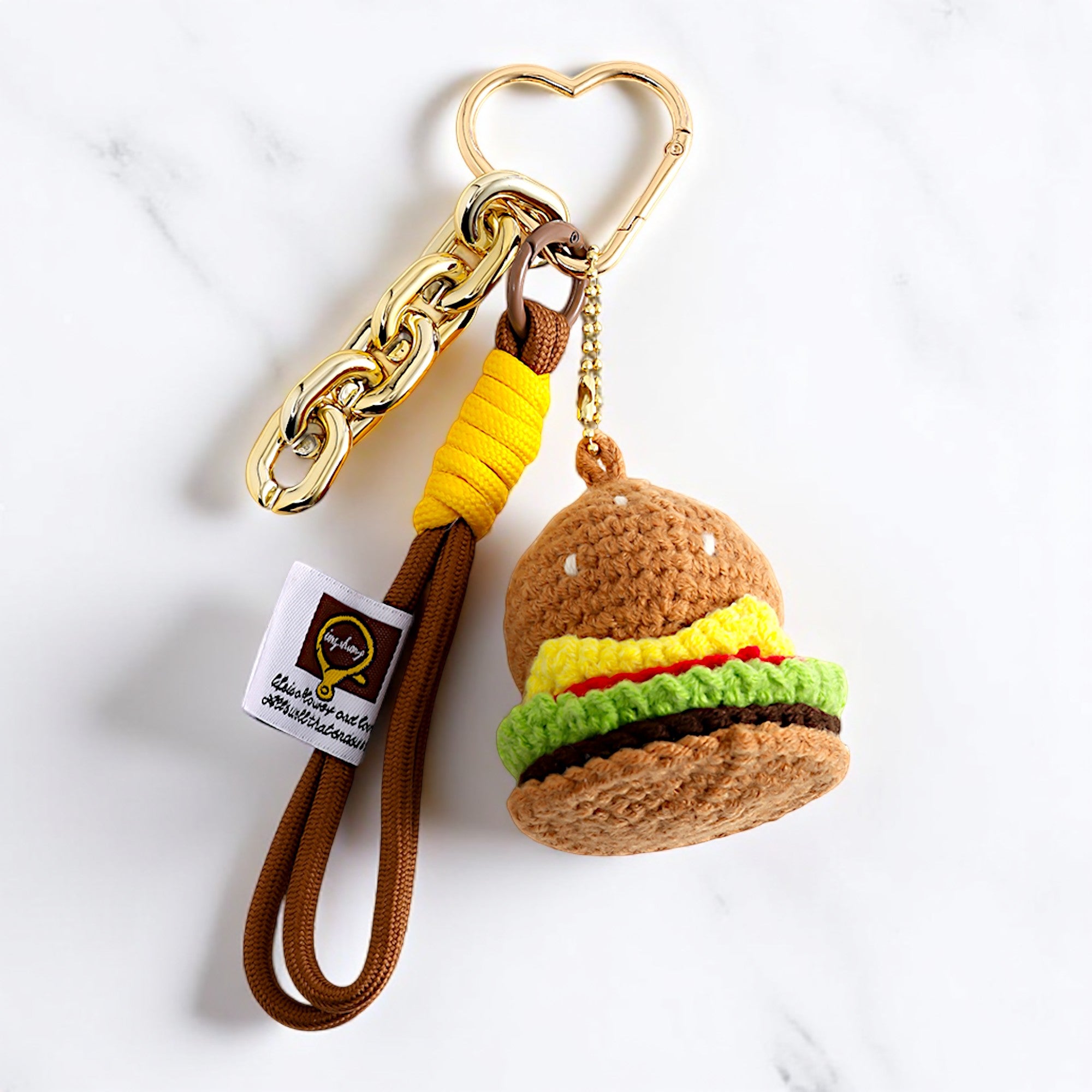Bag Charm - Cheeseburger