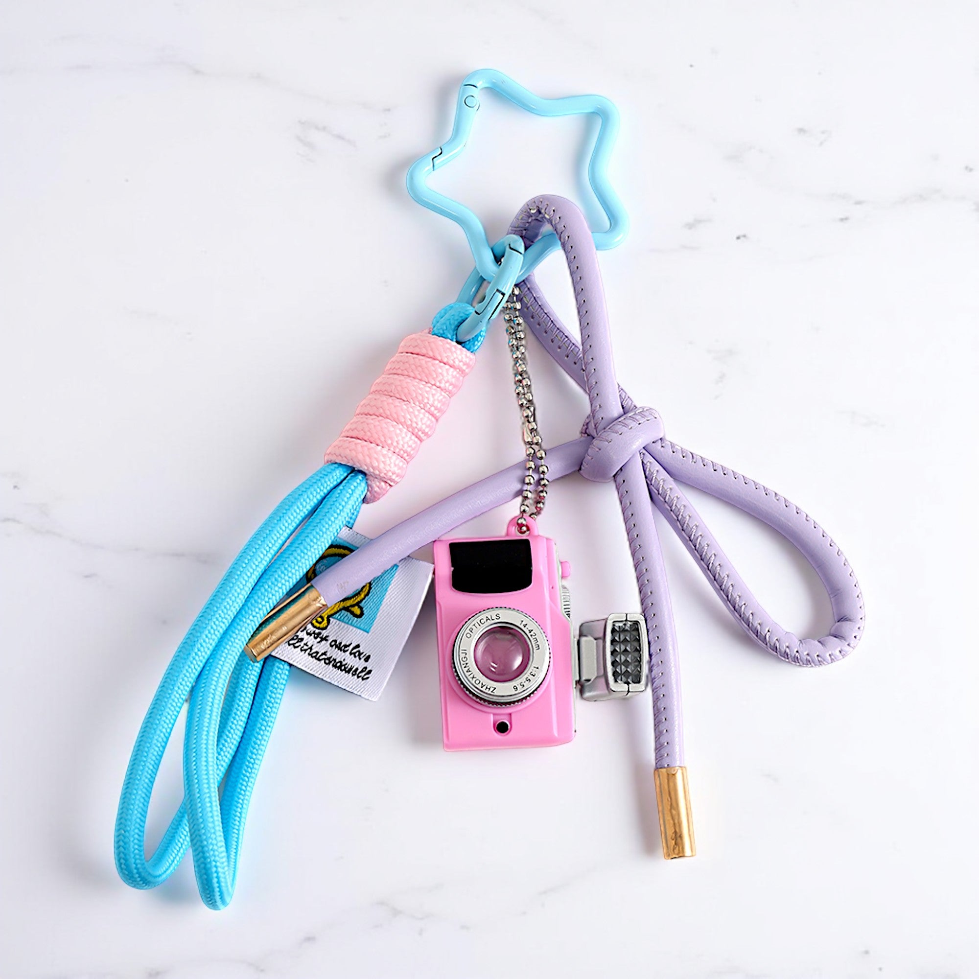 Bag Charm - Pastel Kamera