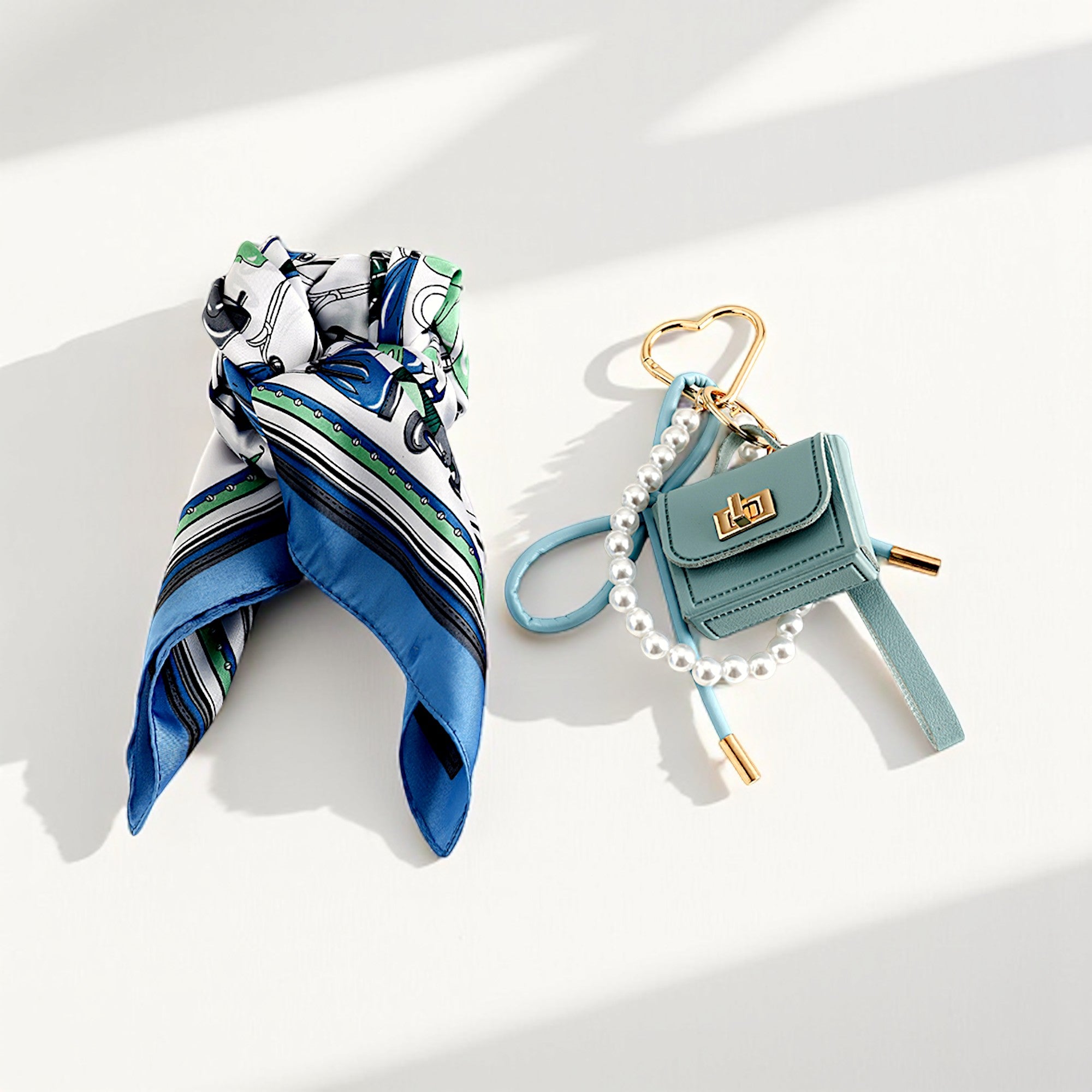 Bag Charm Bundle - Tasche Blau