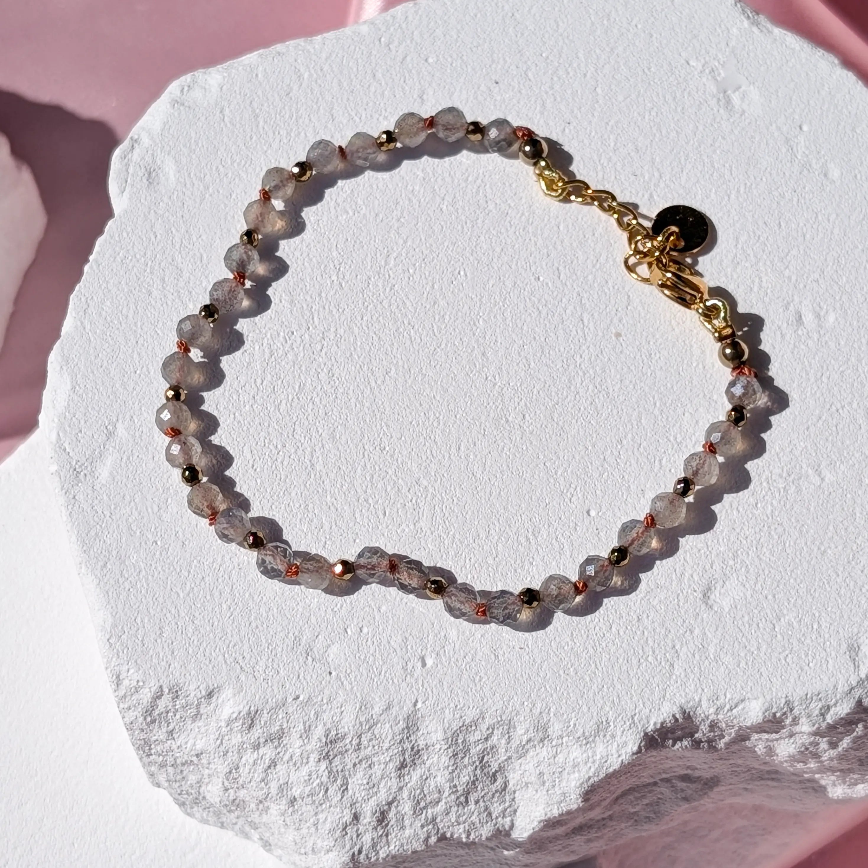 Labradorit Knoten Armband