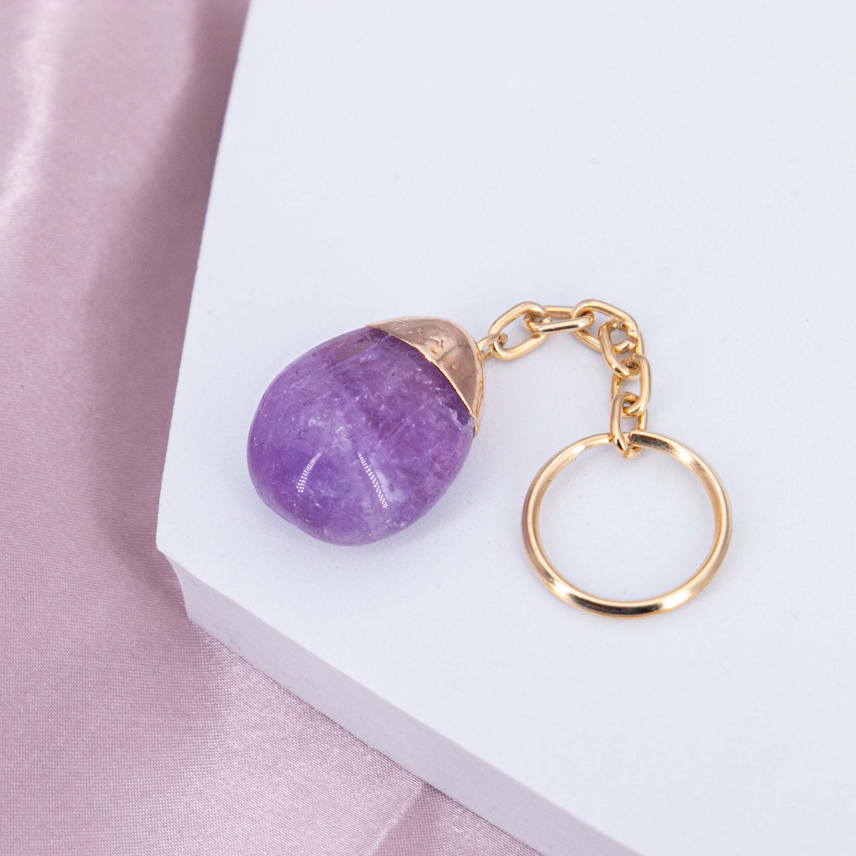 Edelstein Schlüsselanhänger