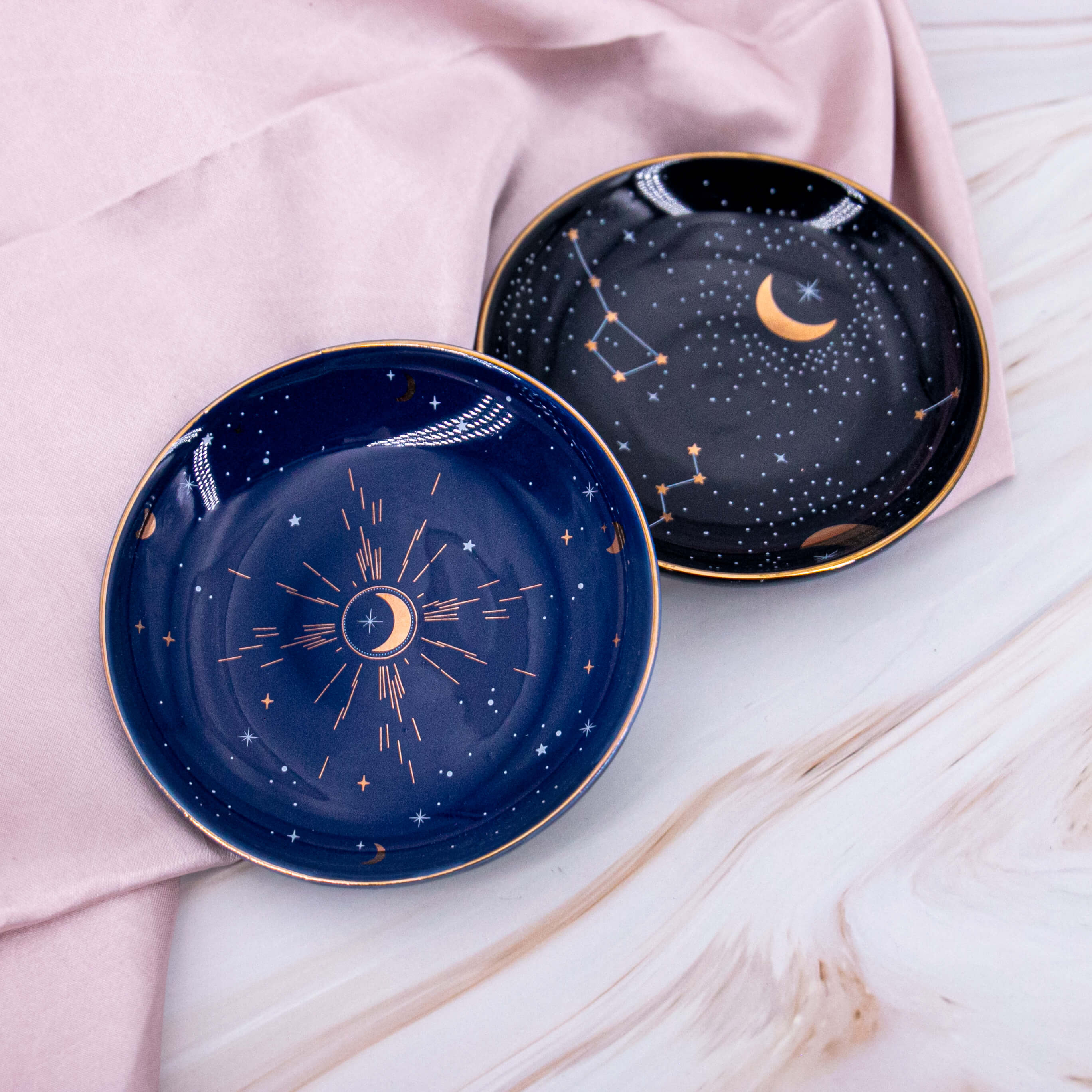 Mond & Sterne Keramik Teller
