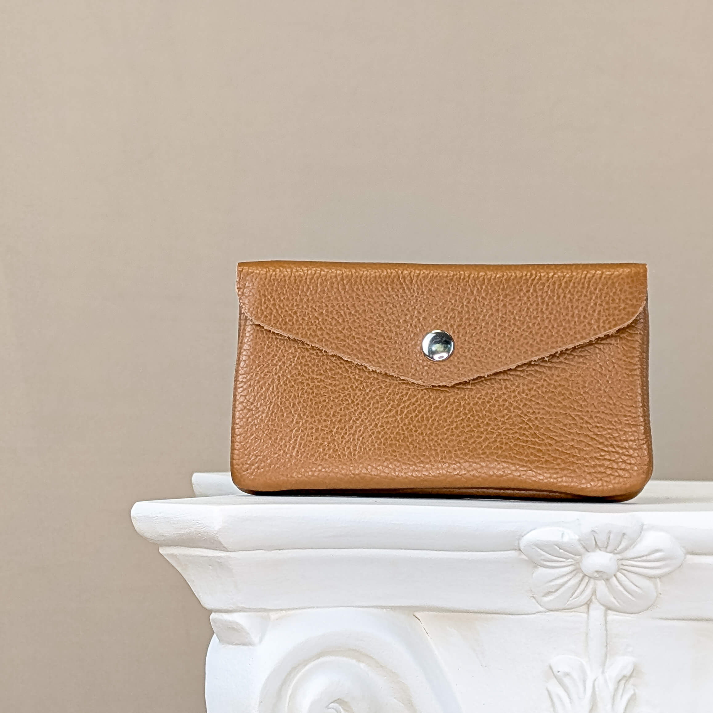 Leder Geldbeutel L - Braun