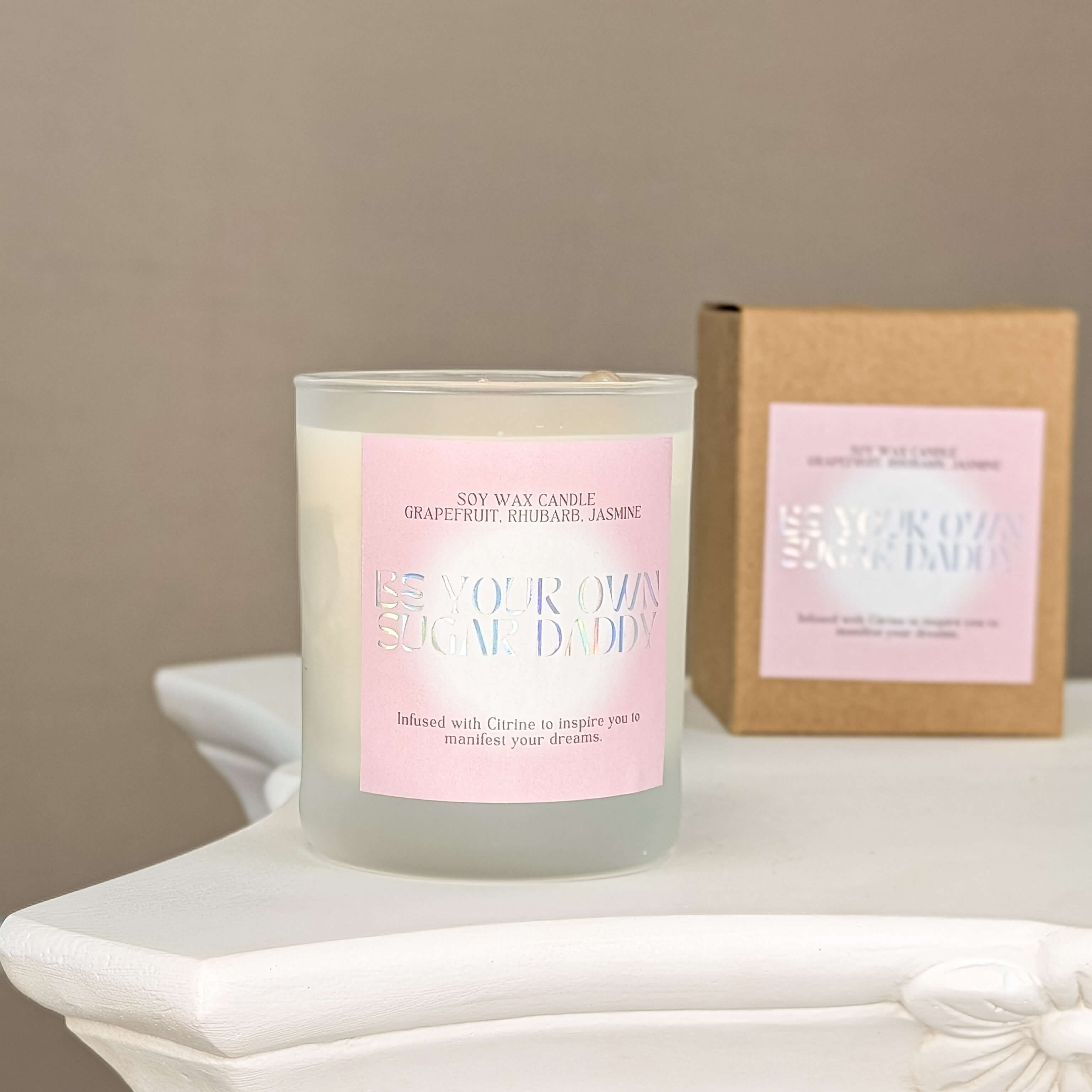 BE YOUR OWN SUGAR DADDY - Citrin Kerze