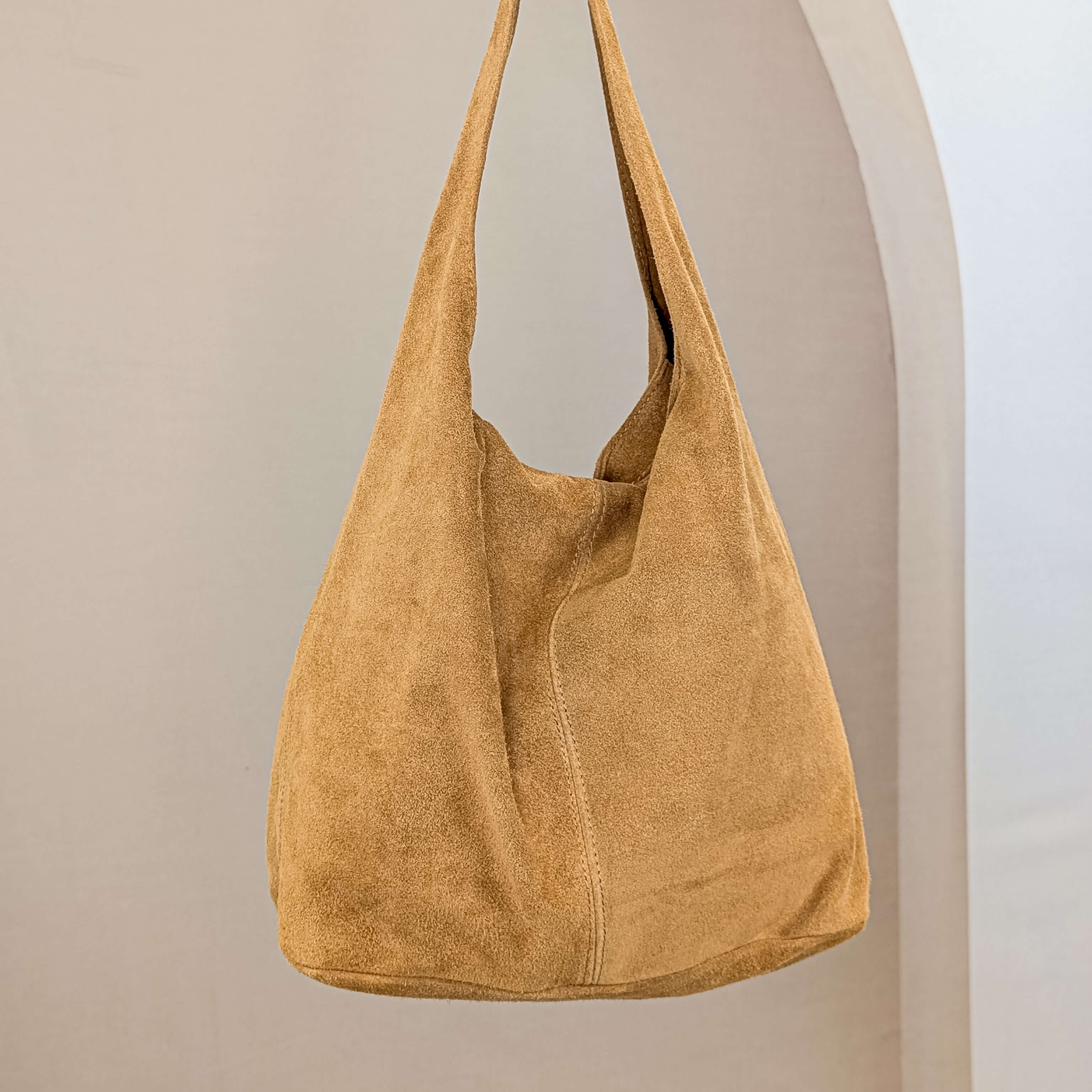 Wildleder Shopper Sand