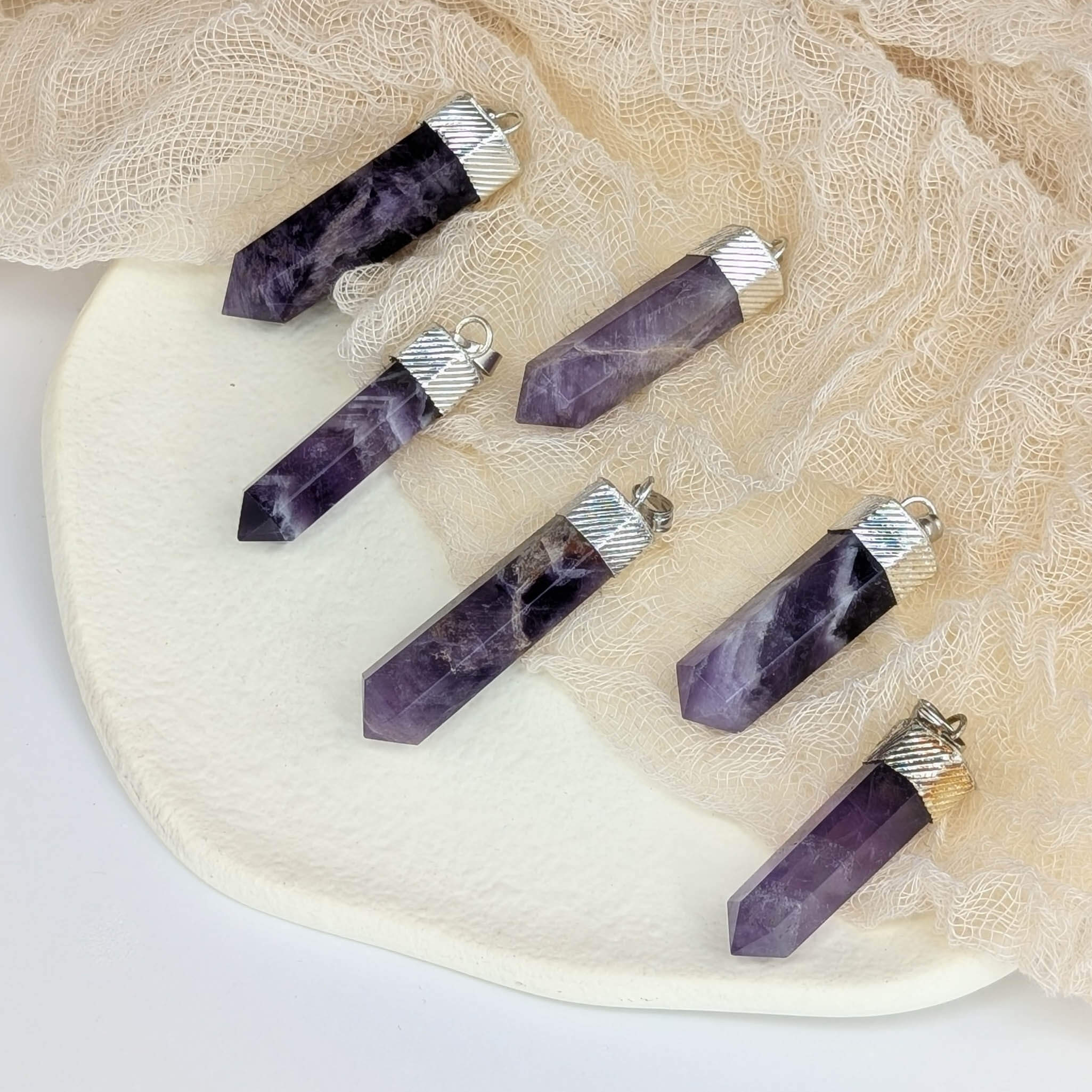 Amethyst Spitze Anhänger