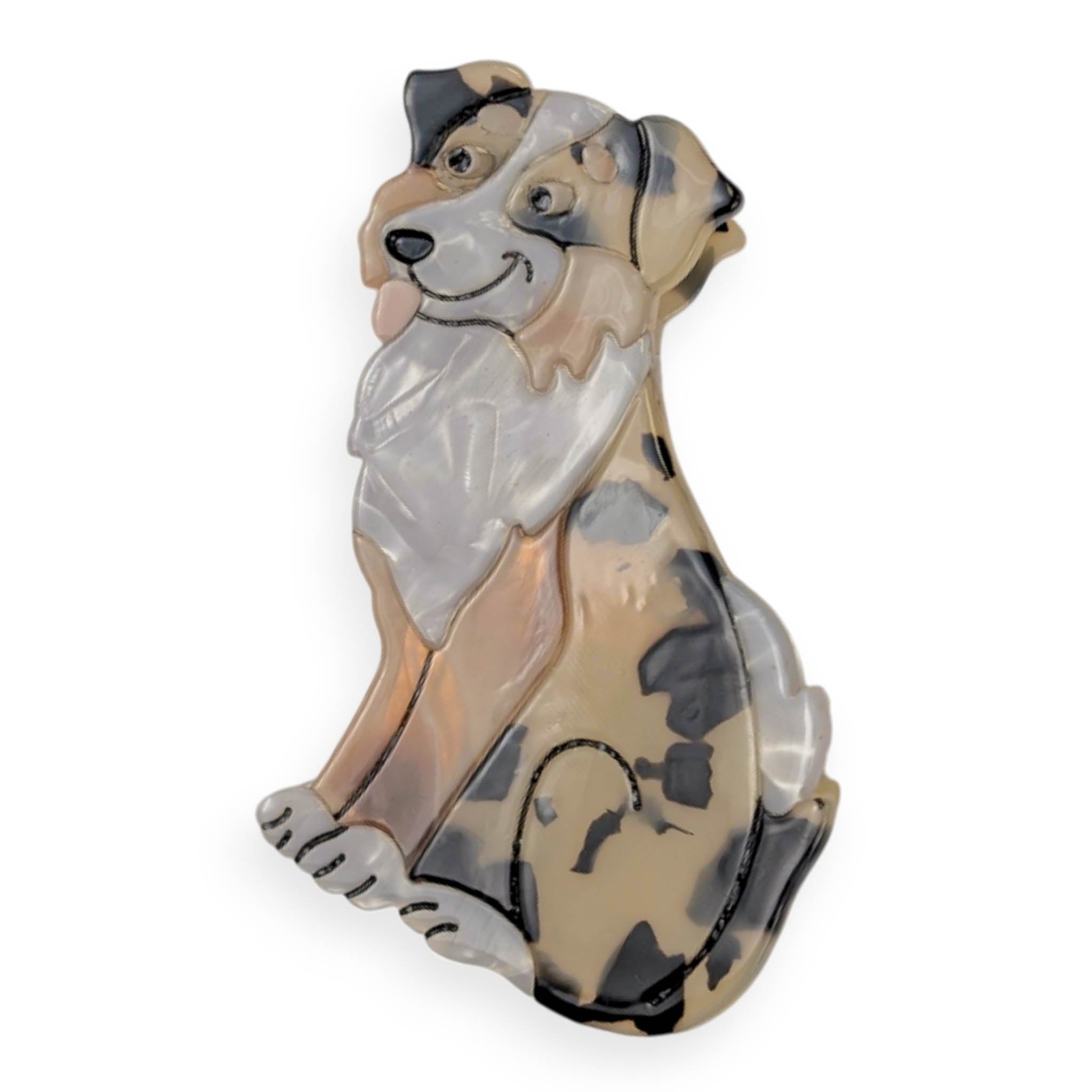 Arthur der Australian Shepherd - Haarklammer