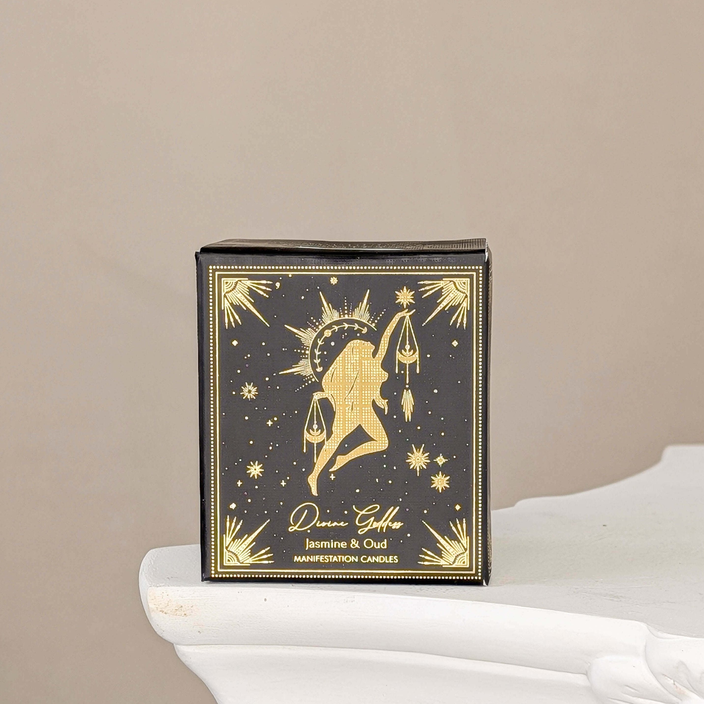 Divine Goddess Kristall-Kerze im Glas