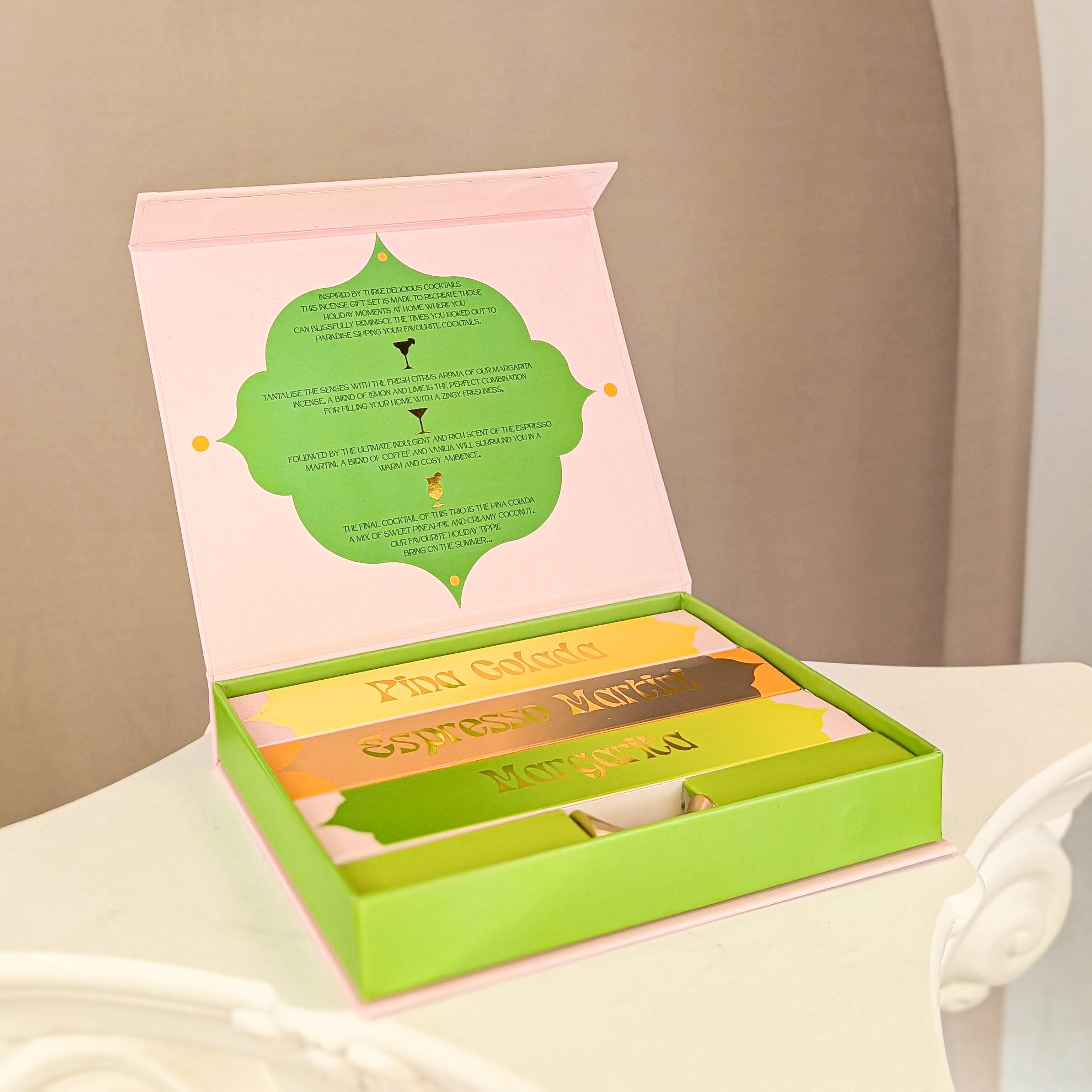 Altar Räucherstäbchen Geschenkset Cocktail