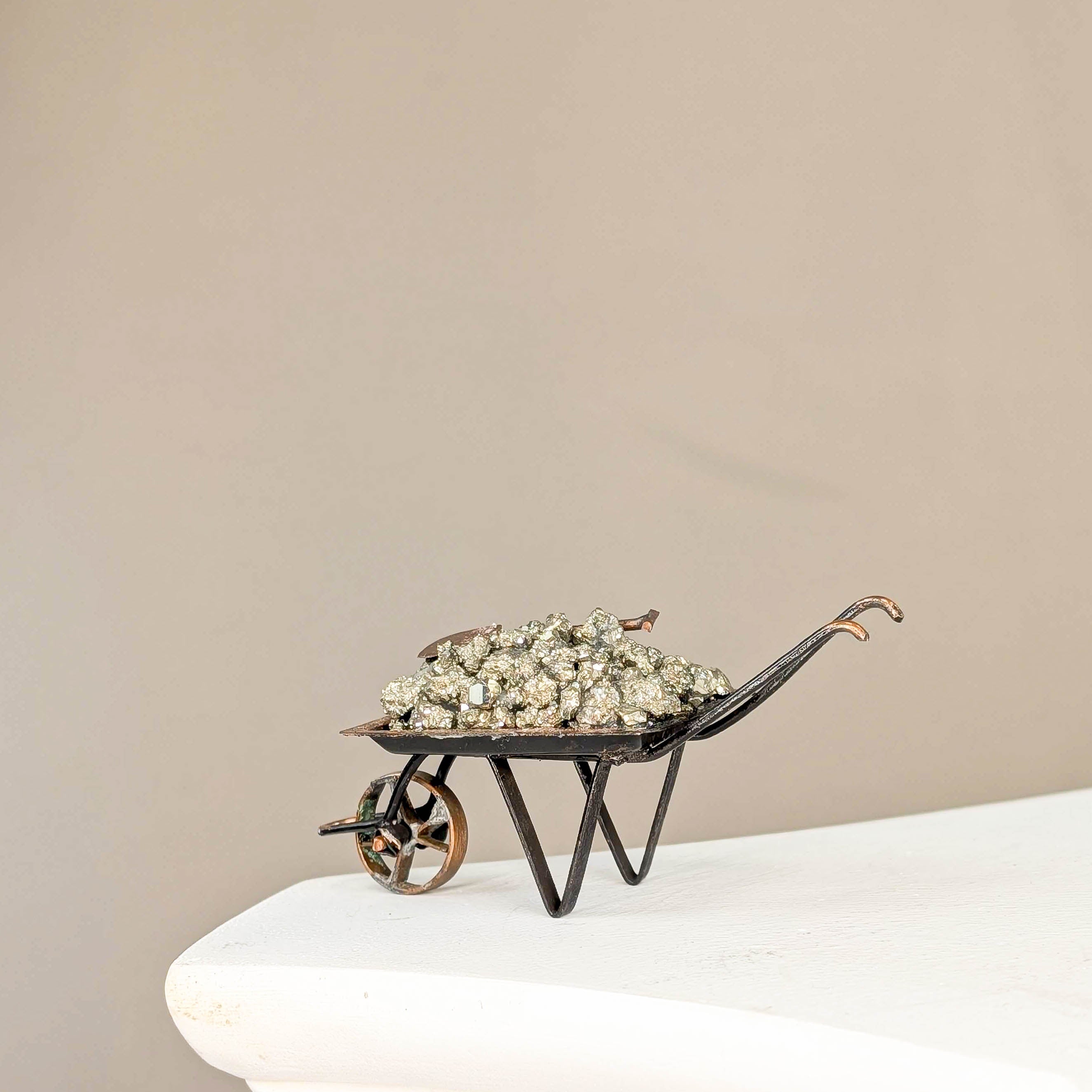 Pyrit Schubkarre