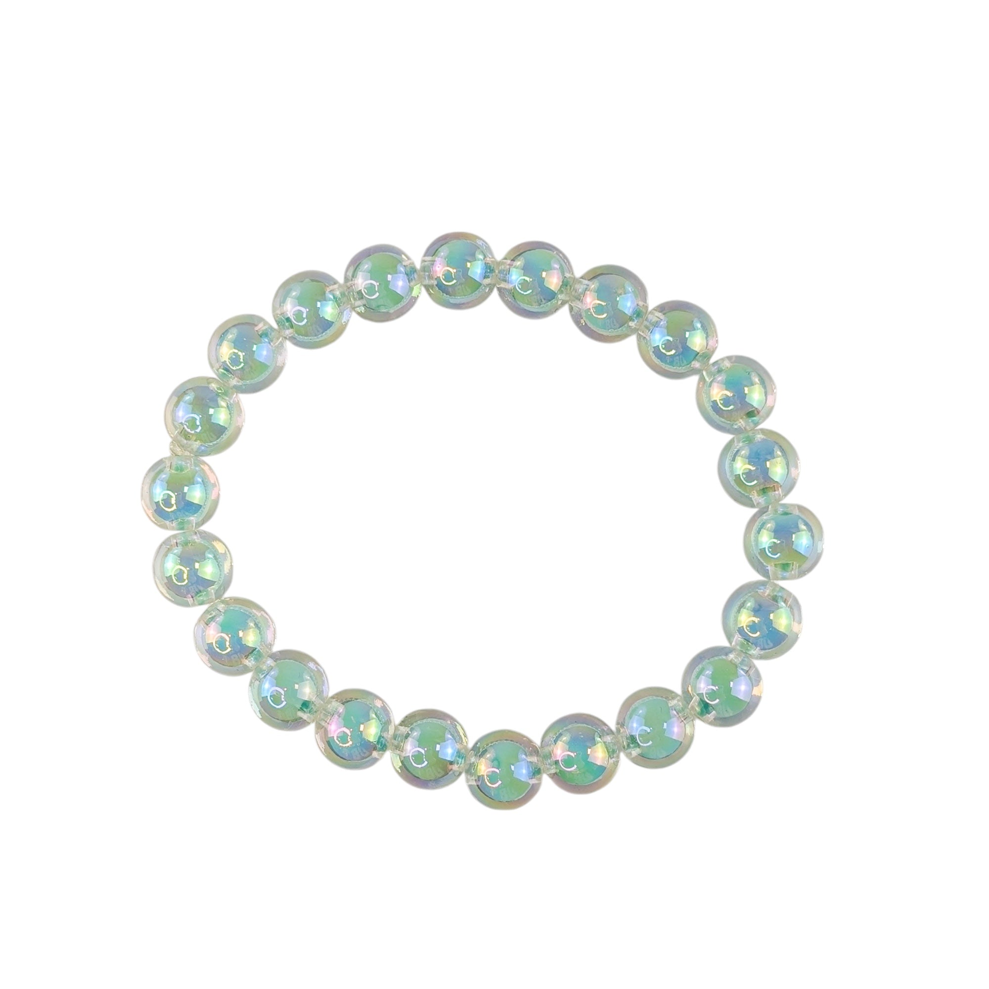 Bubble Pearl Armband Grün