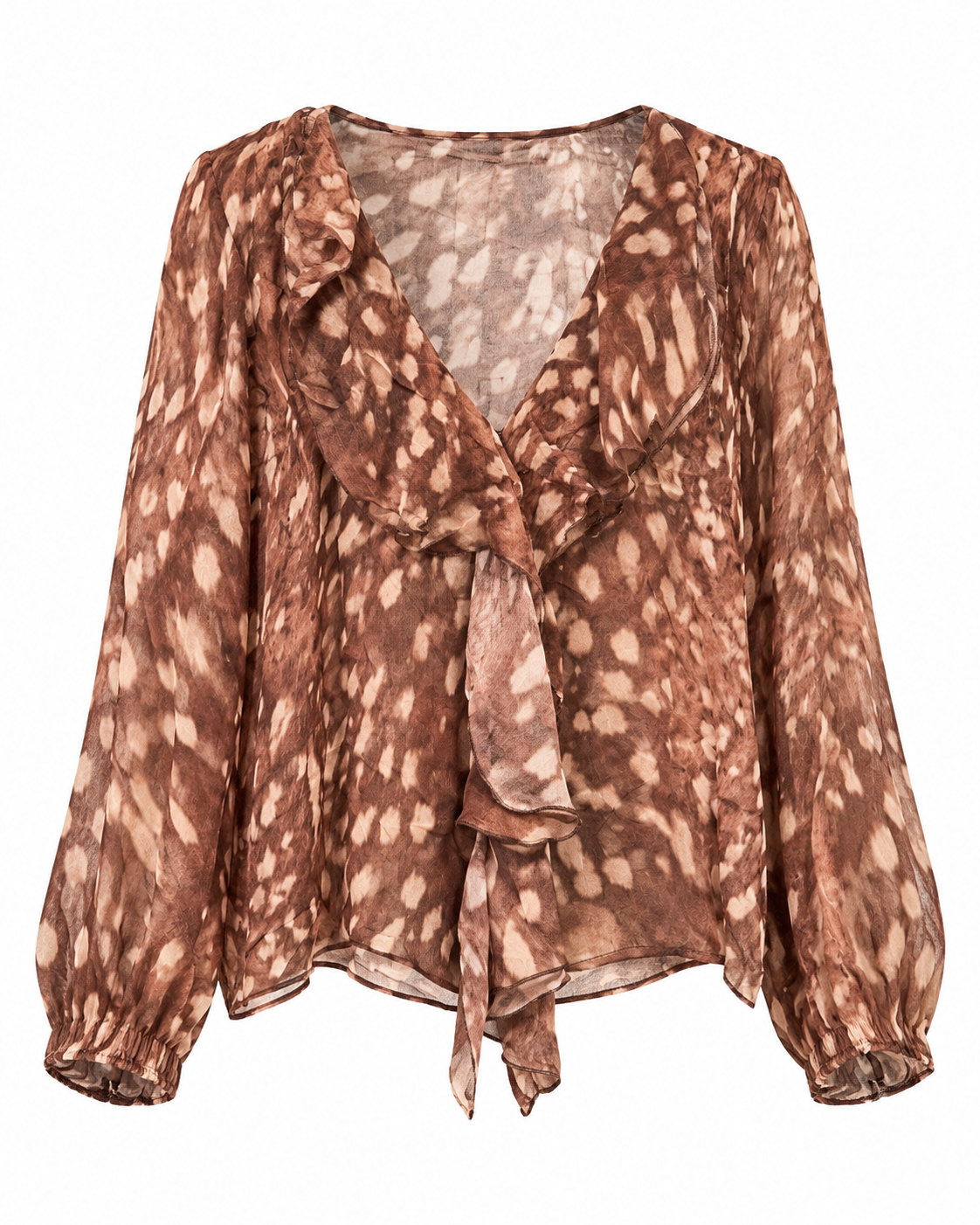 Fawn Ruffle Bluse