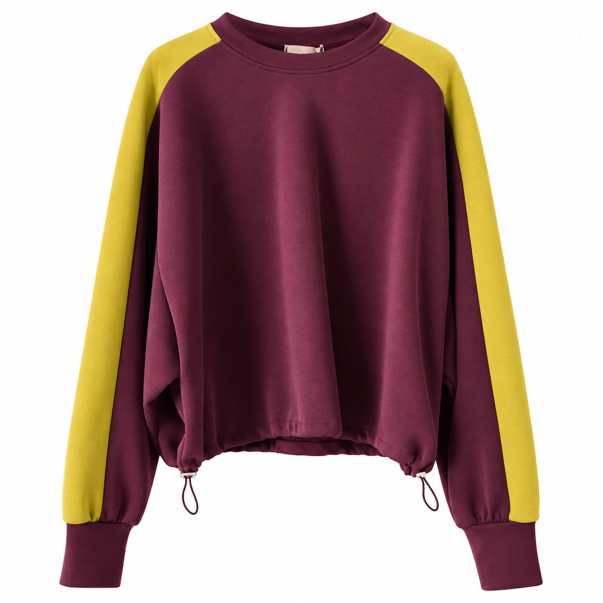 Colorblock Set – Burgundy & Lime