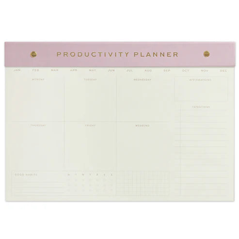 Weekly Productivity Planner - Rosa