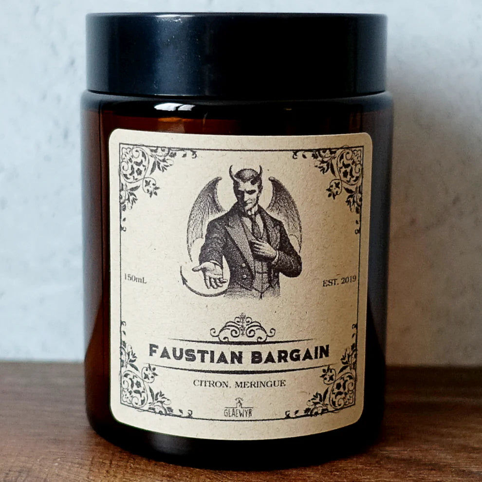 Faustian Bargain – Duftkerze | Zitrone & Baiser | 150 ml