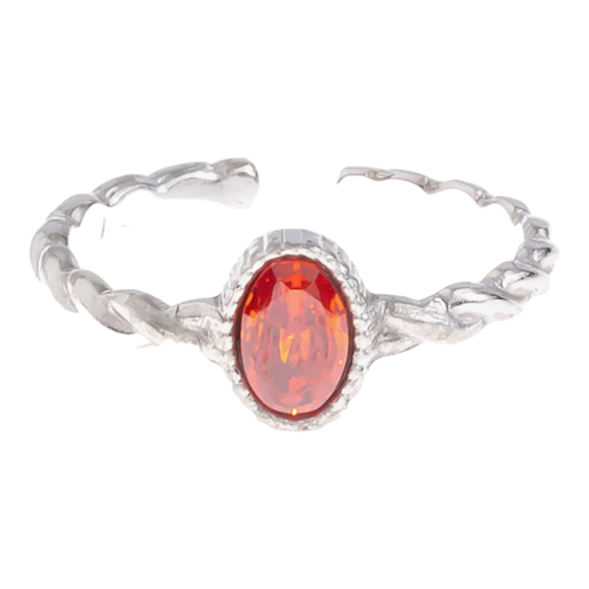 Fire Heart Ring verstellbar