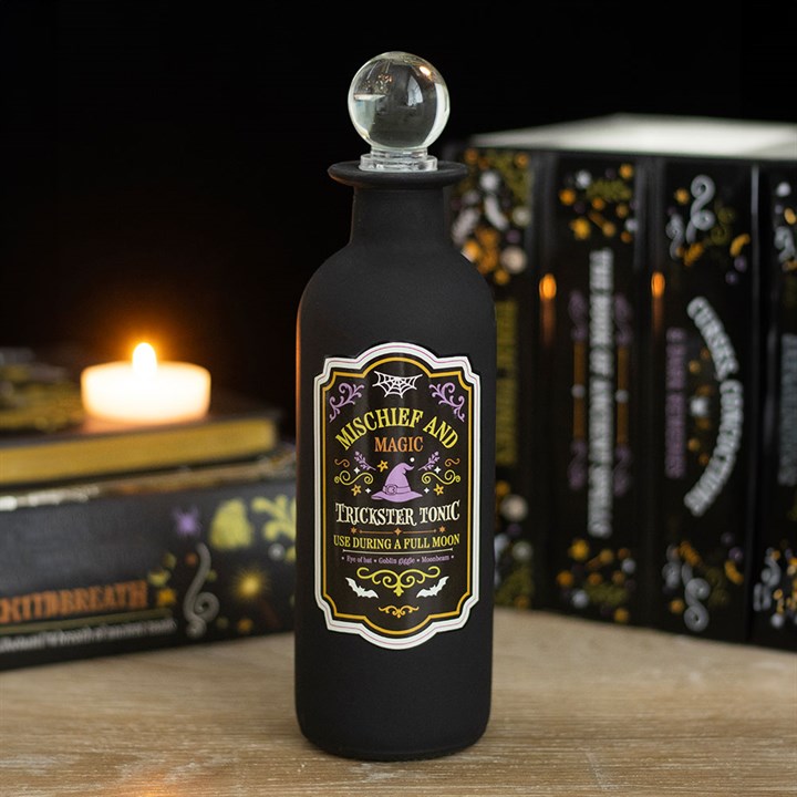 „Mischief & Magic“ Potion Bottle - Dekorative Zaubertrank Flasche aus Glas