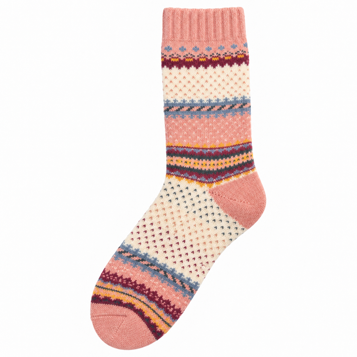Kaschmir Wollsocken – Boho Nordic