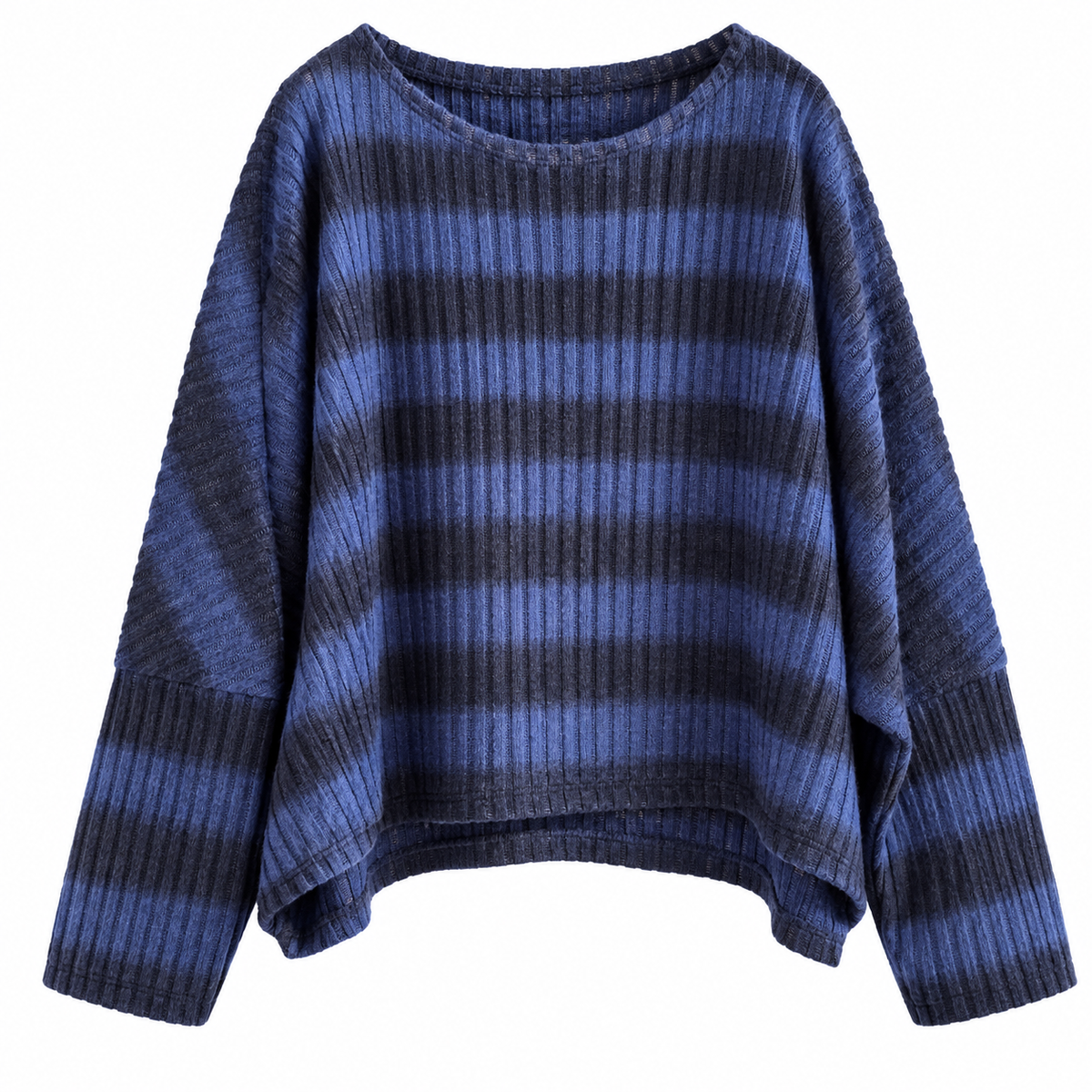 Kuscheliger Pullover mit Streifen