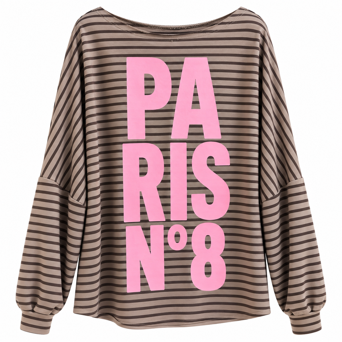 Gestreiftes Oversize Sweatshirt - PARIS N°8