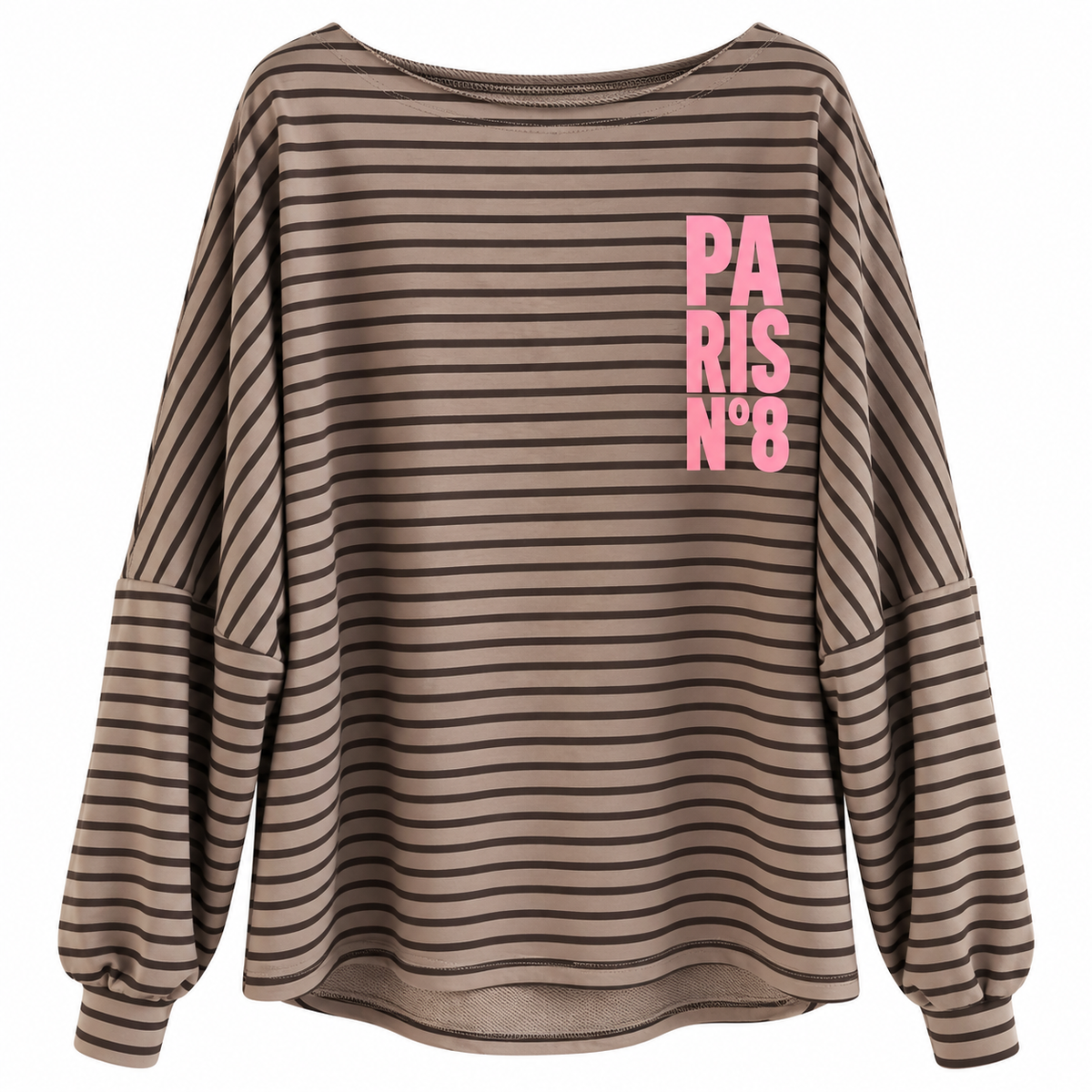 Gestreiftes Oversize Sweatshirt - PARIS N°8