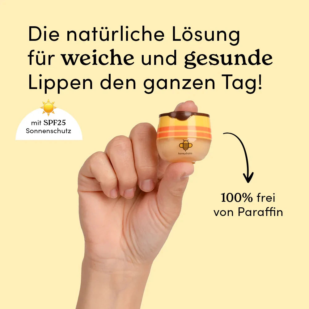 Honeybalm Honig SPF 25 – Süße Lippenpflege mit Sonnenschutz