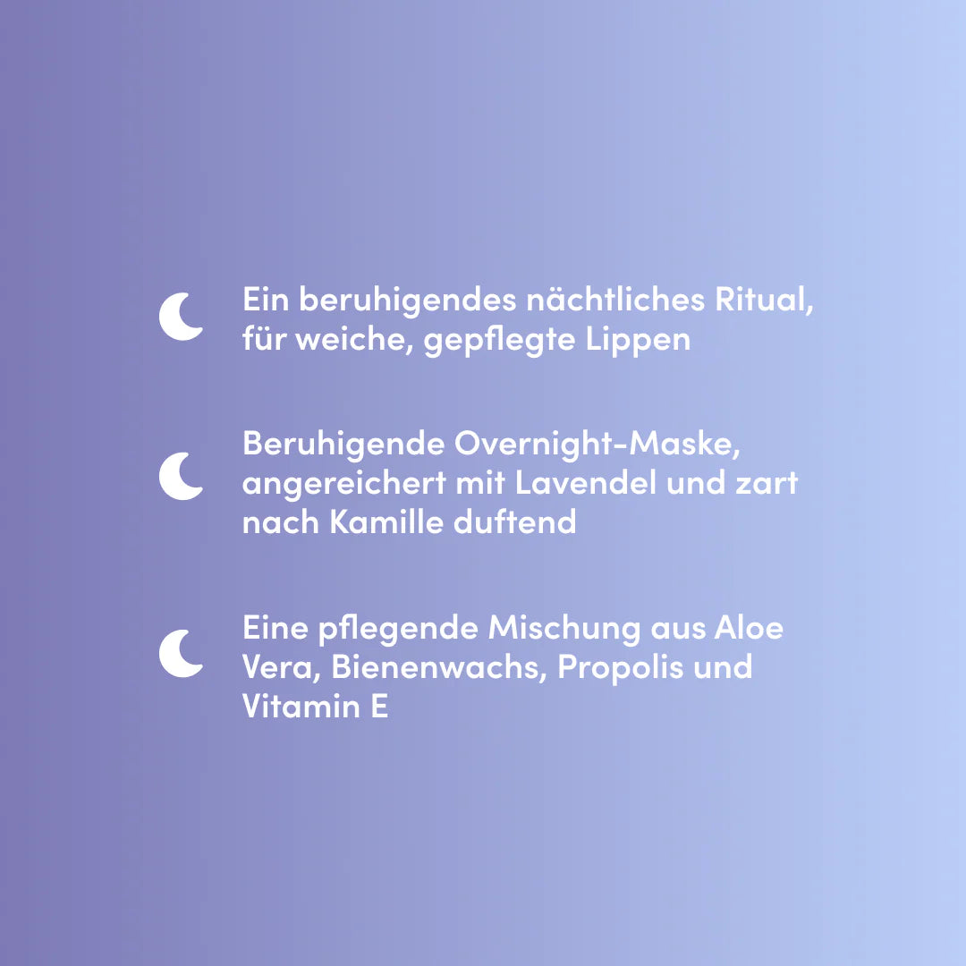Honeybalm Lavender & Chamomile Lip Sleep Mask – Regenerative Lippenpflege über Nacht