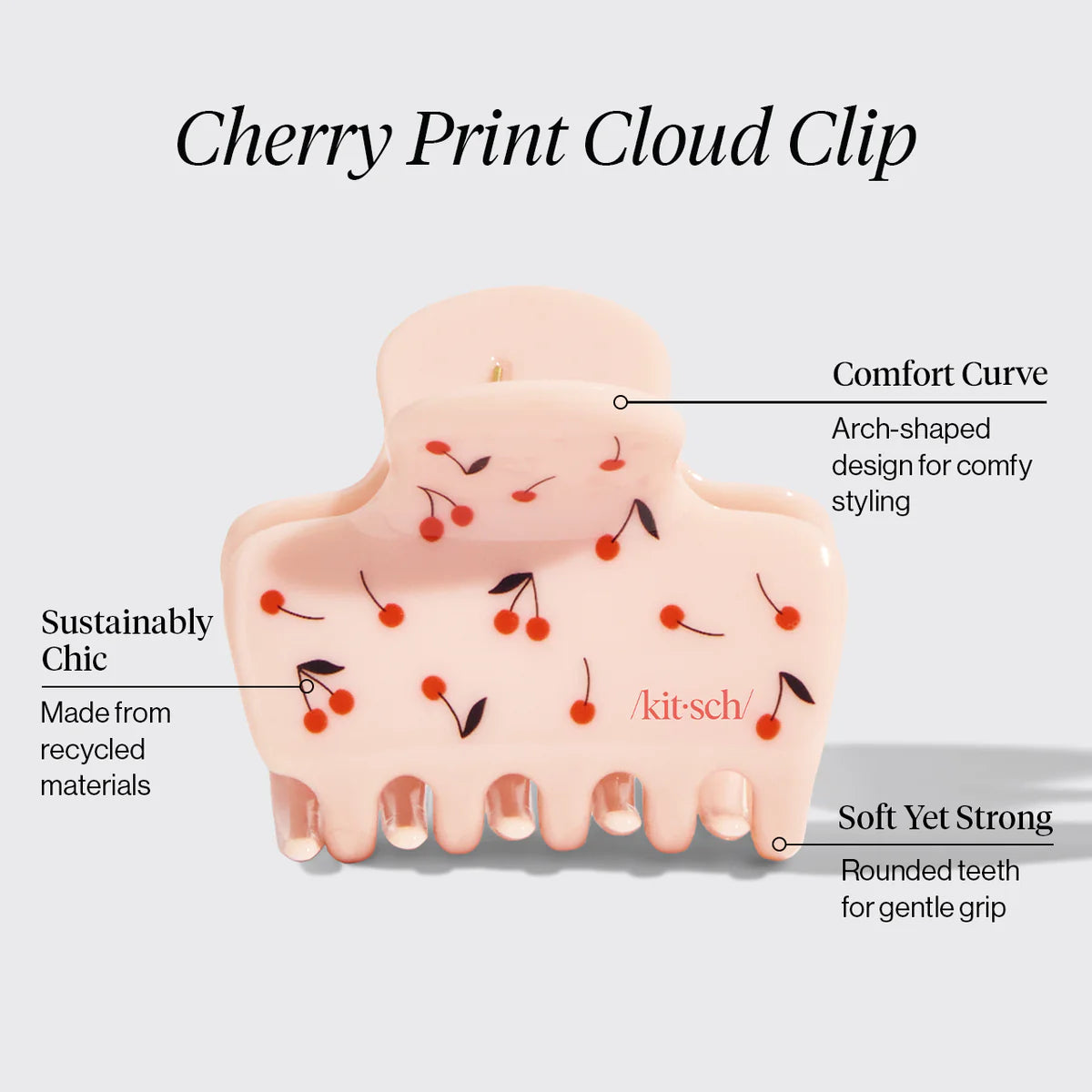 Kitsch Cherry Cloud Clip Haarklammer