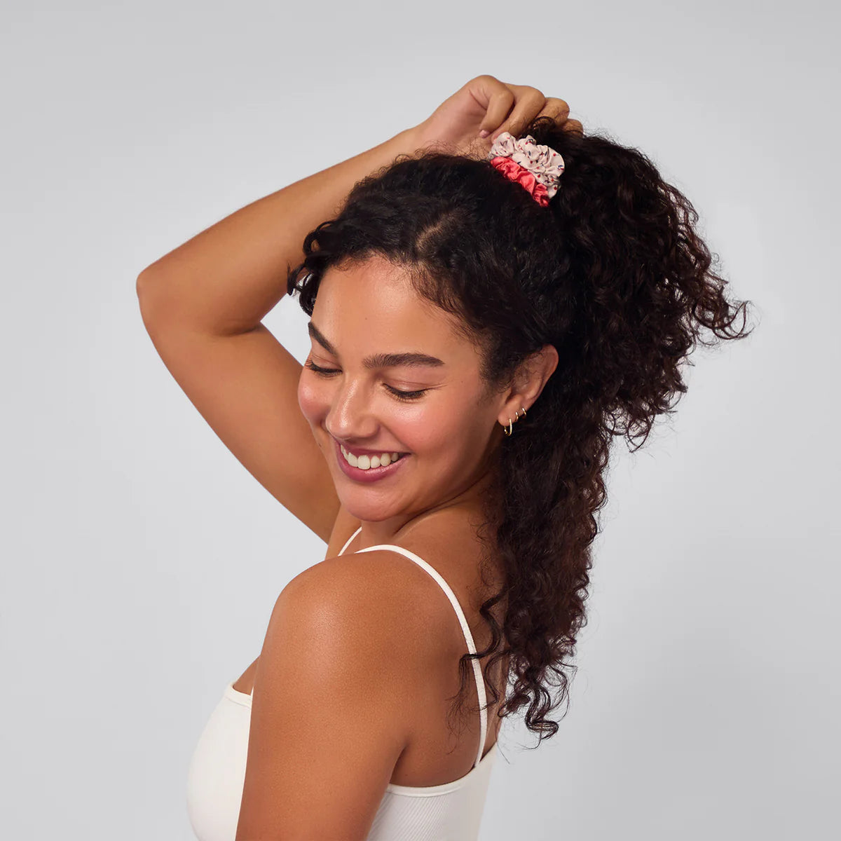 Kitsch Cherry Blossom Satin Scrunchies – 5er Set