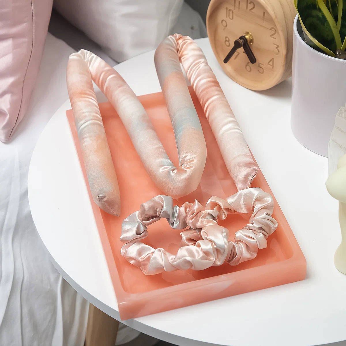 Kitsch Heatless Curling Set – Satin Lockenstab - Sunset Tie-Dye