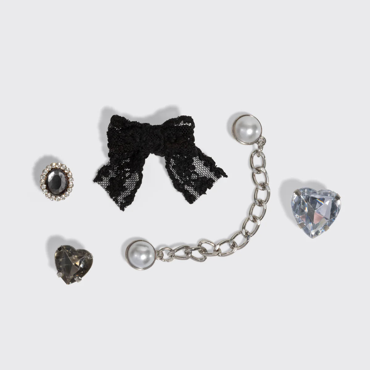 Kitsch Pop Charms in Vintage Black – Personalisiere deine Haarklammer