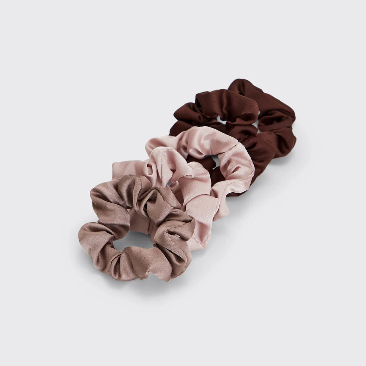 Kitsch Satin Sleep Scrunchies – Cameo (5er Set)