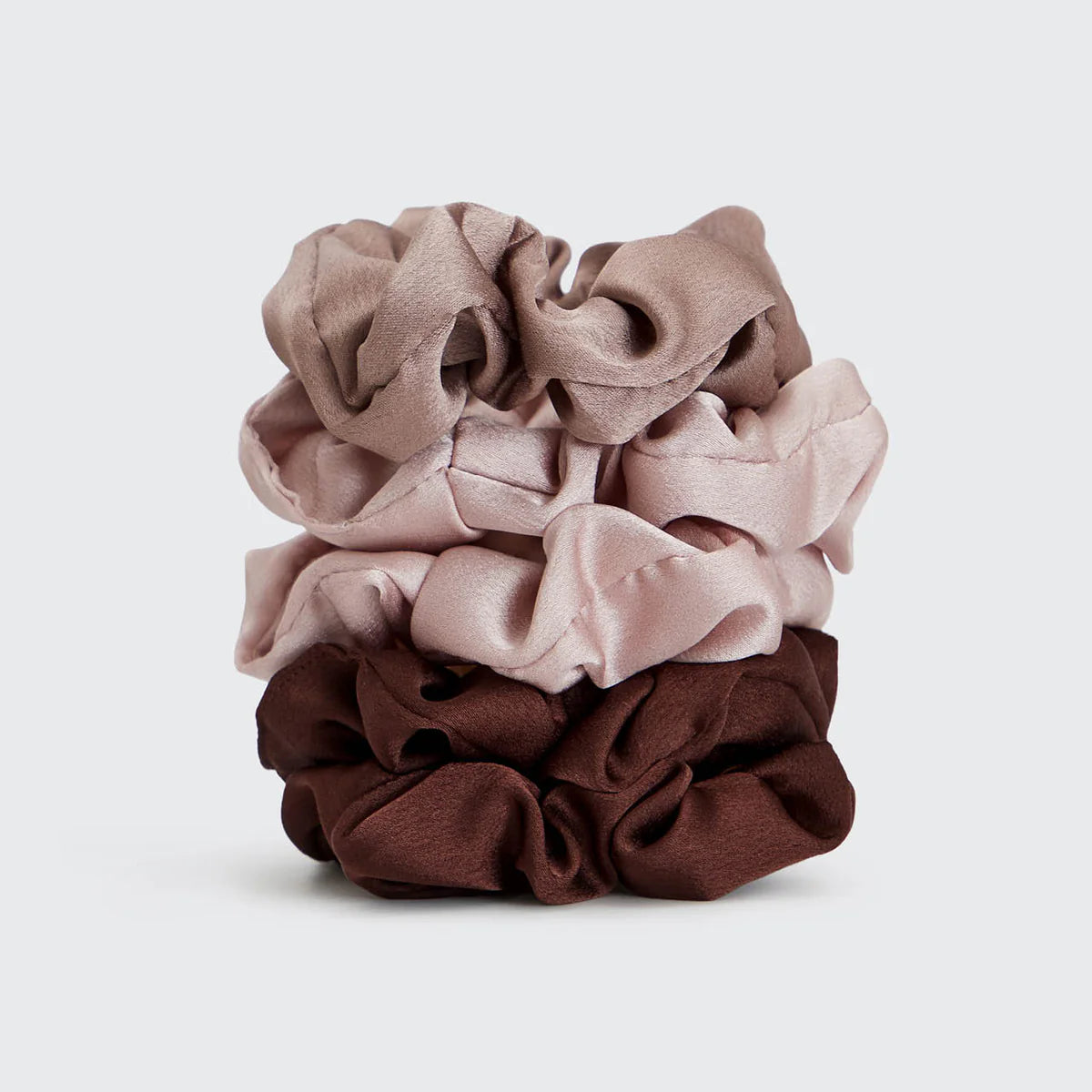Kitsch Satin Sleep Scrunchies – Cameo (5er Set)