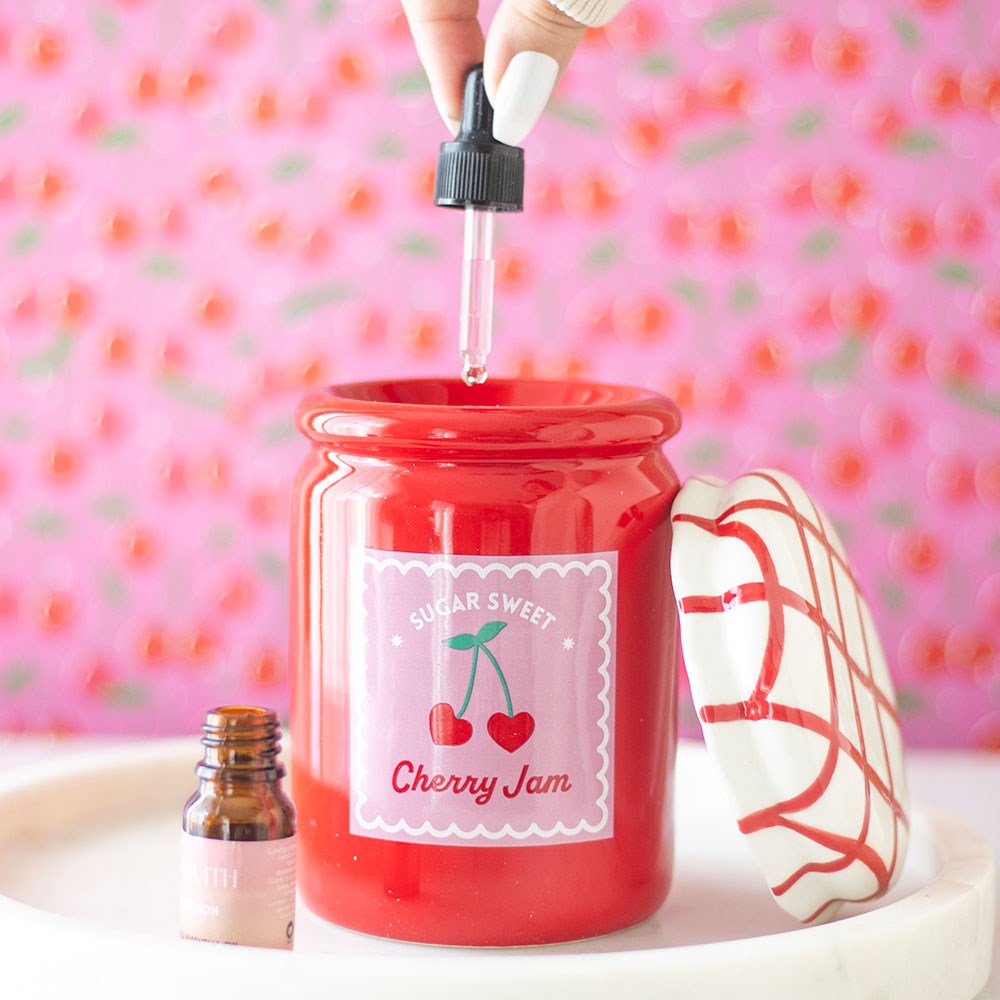 Cherry Jam Jar Duftlampe