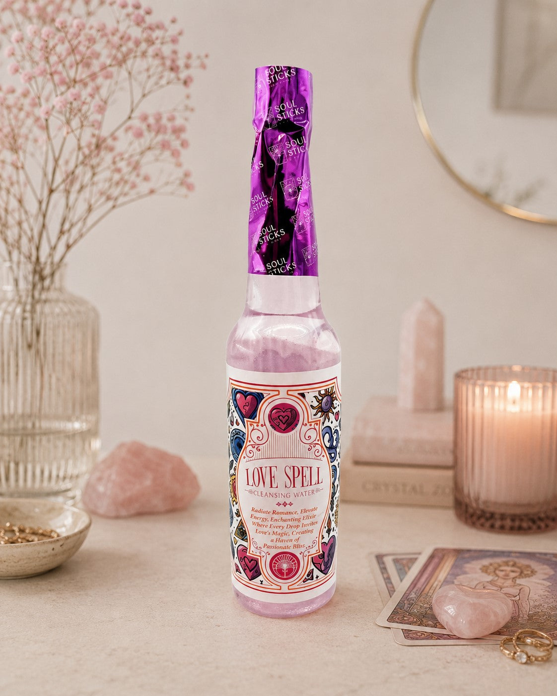 Love Spell Cleansing Water - Spirituelles Liebes Reinigungswasser | 221 ml