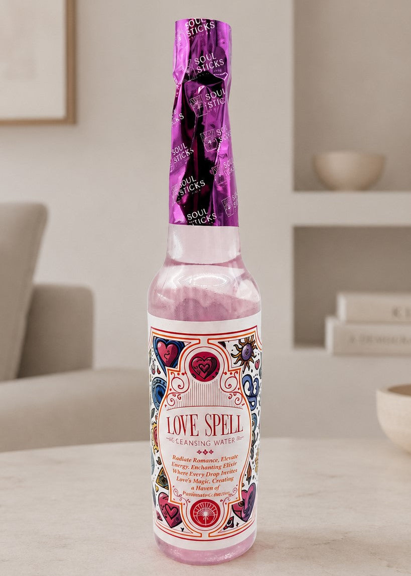 Love Spell Cleansing Water - Spirituelles Liebes Reinigungswasser | 221 ml