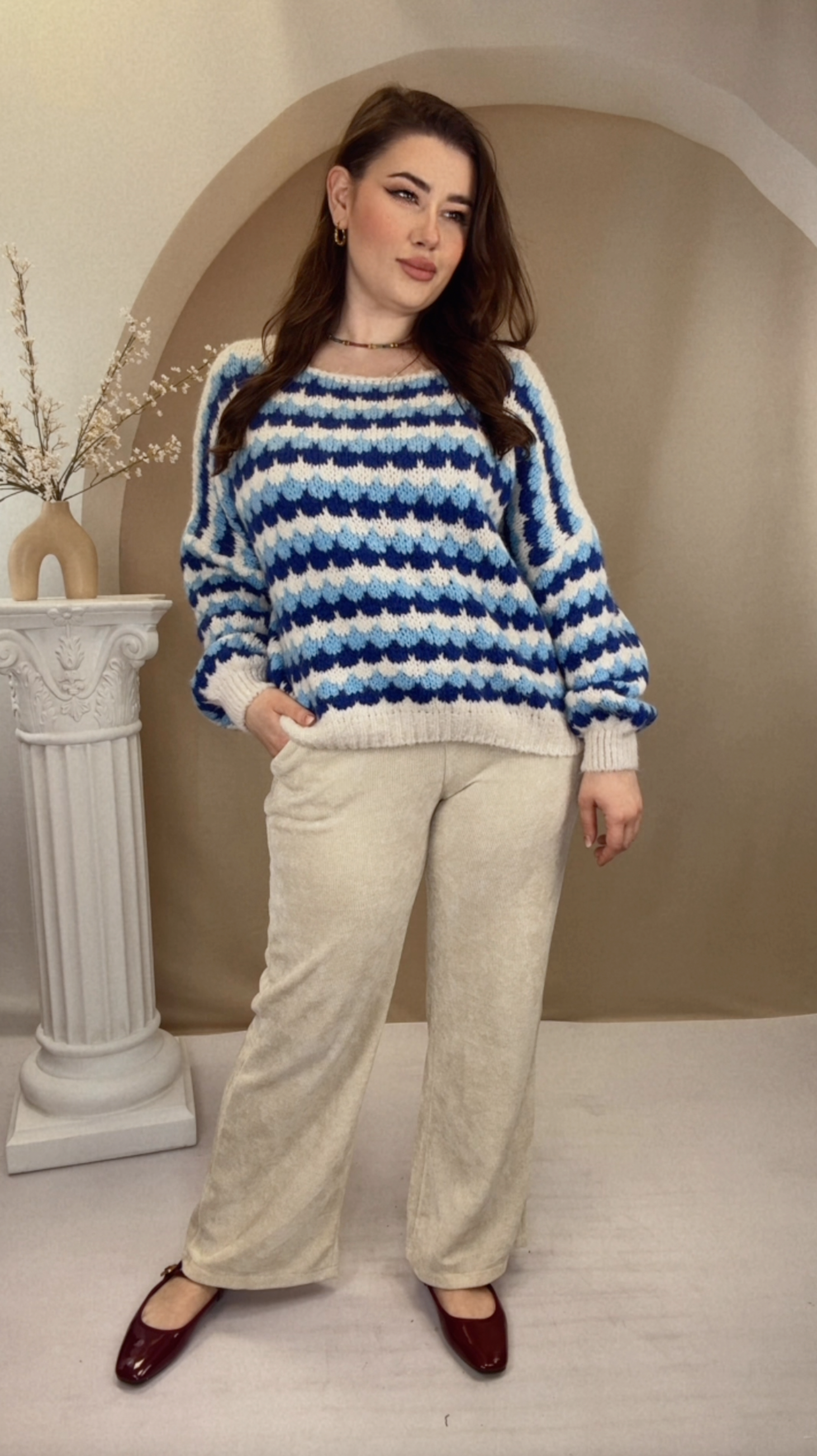 Mermaid Pullover - Blau